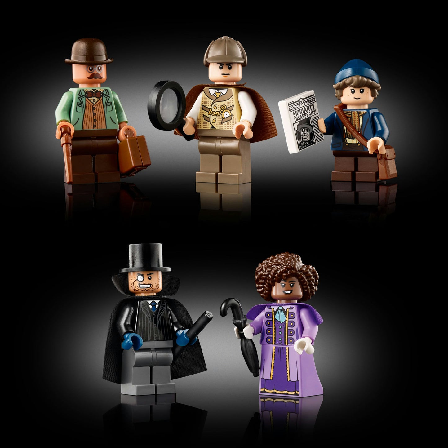 10351 LEGO® Icons Sherlock Holmes: Book Nook Kit, Bookshelf Décor Building Set