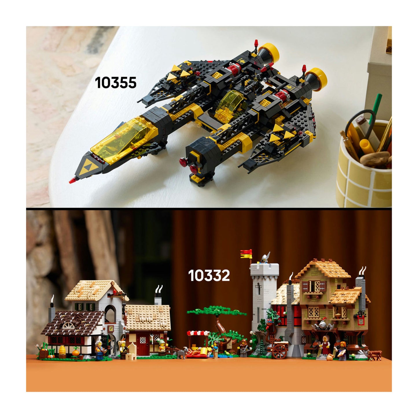 10355 LEGO Icons Blacktron Renegade Spaceship