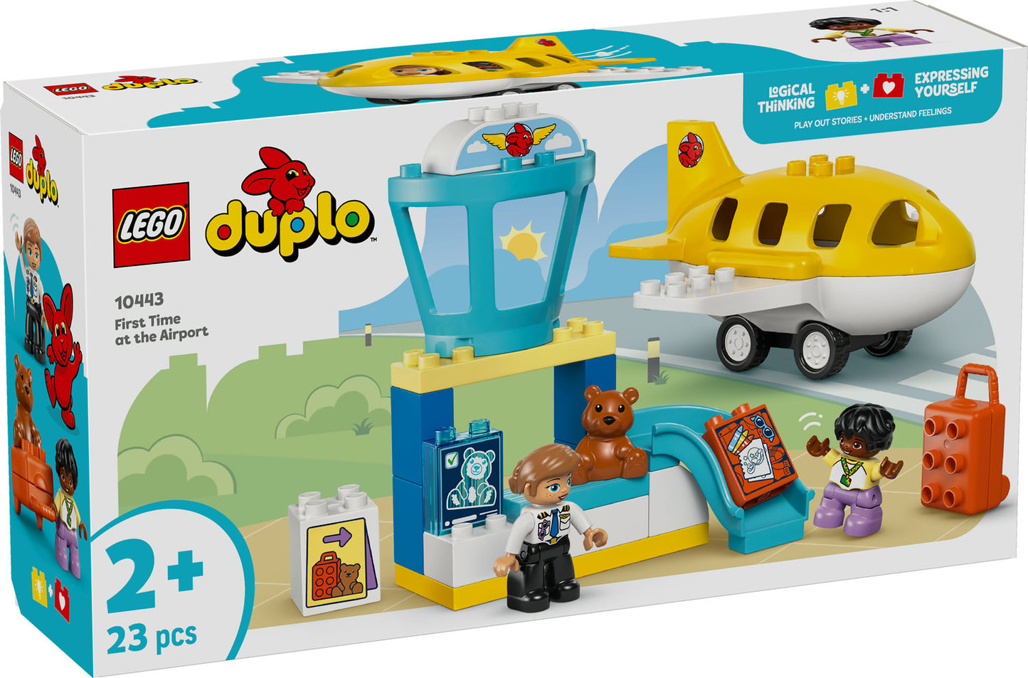 10443 LEGO® DUPLO® Town First Time at the Airport Building Toy for Pretend Play