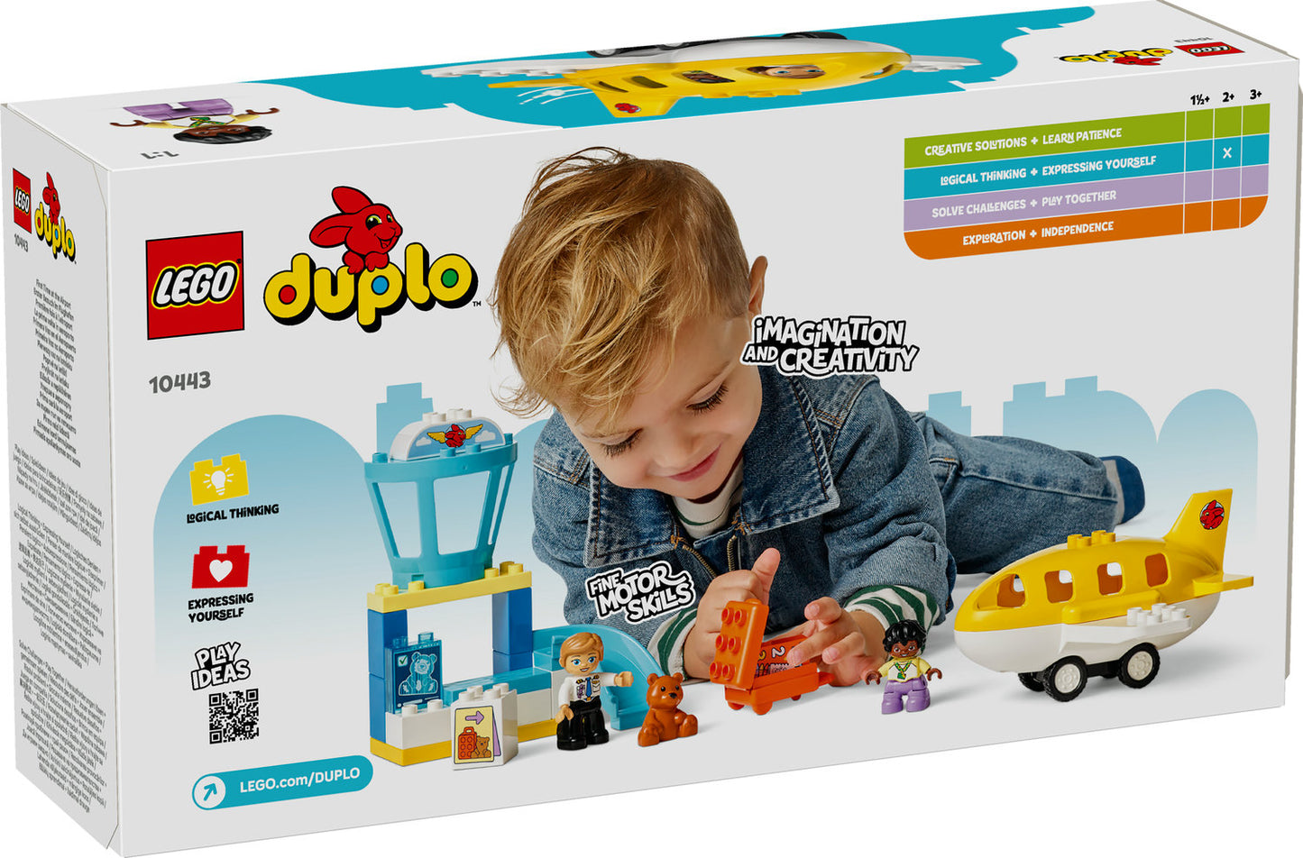 10443 LEGO® DUPLO® Town First Time at the Airport Building Toy for Pretend Play