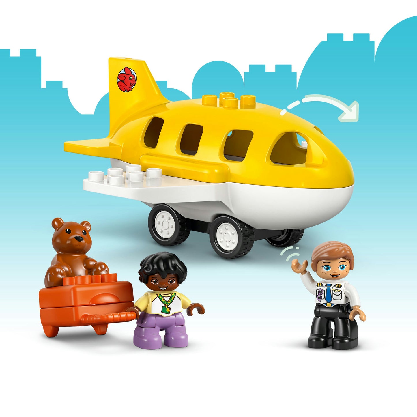 10443 LEGO® DUPLO® Town First Time at the Airport Building Toy for Pretend Play