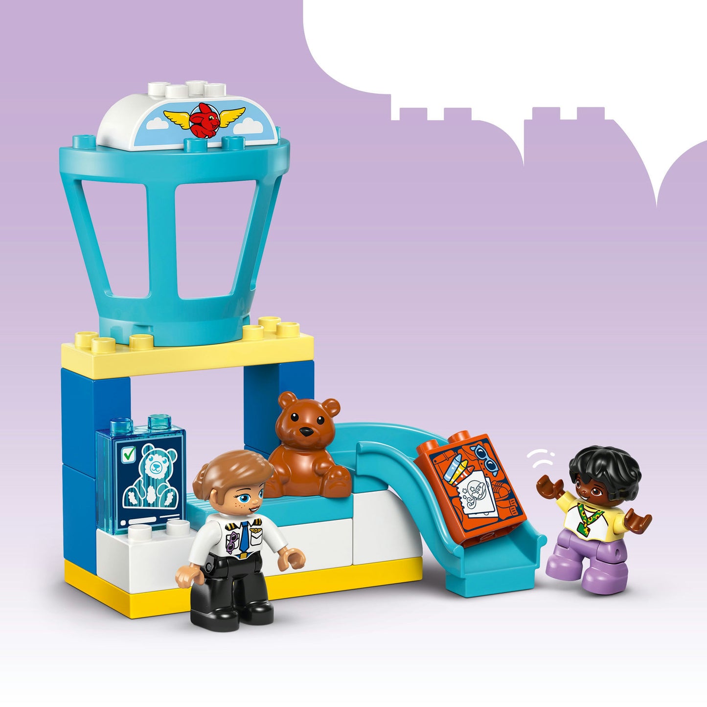 10443 LEGO® DUPLO® Town First Time at the Airport Building Toy for Pretend Play