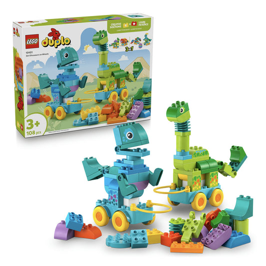 10451 LEGO DUPLO 3in1 Dinosaurs on Wheels