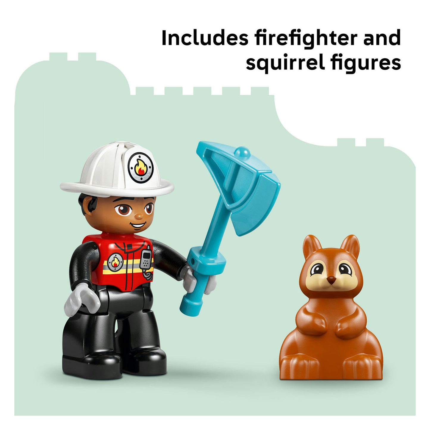 10473 LEGO DUPLO Town Fire Truck with Hose and Firefighter