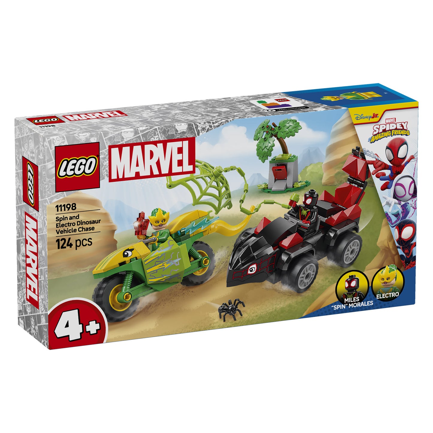 11198 LEGO Spidey Spin and Electro Dinosaur Vehicle Chase