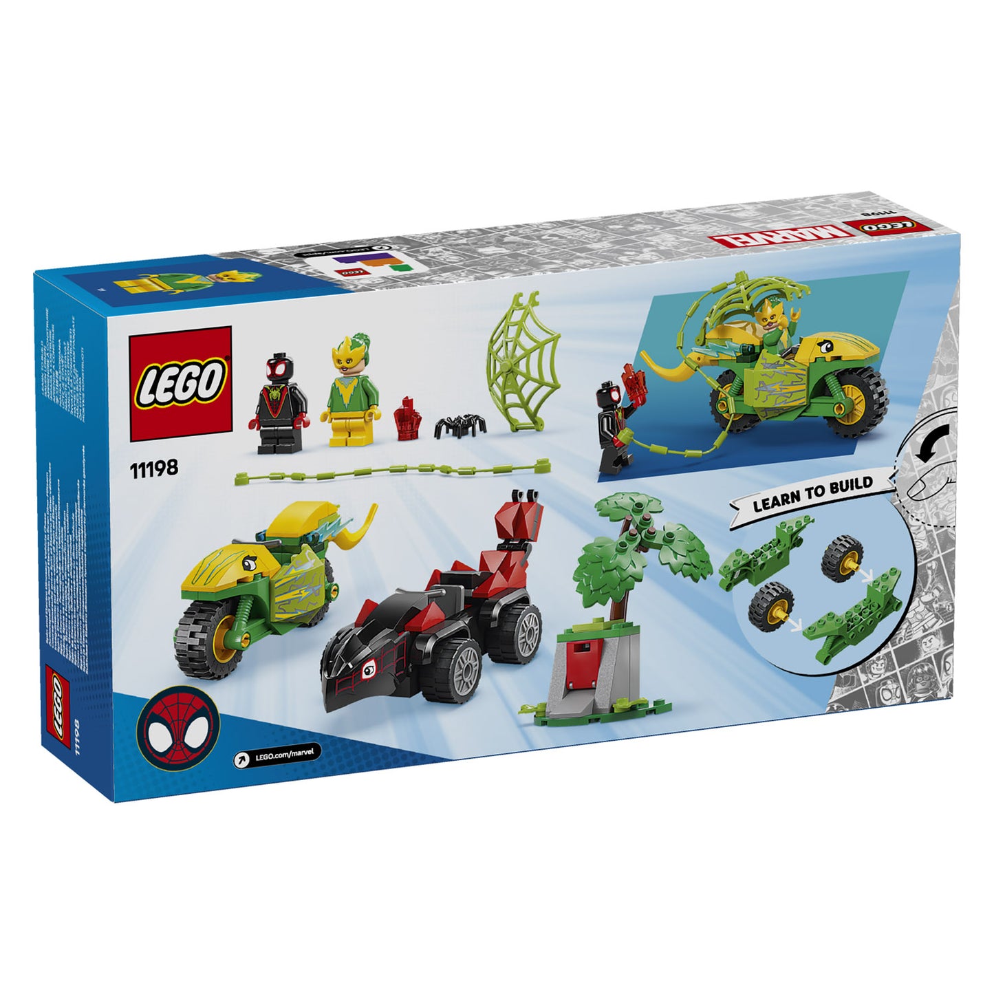 11198 LEGO Spidey Spin and Electro Dinosaur Vehicle Chase