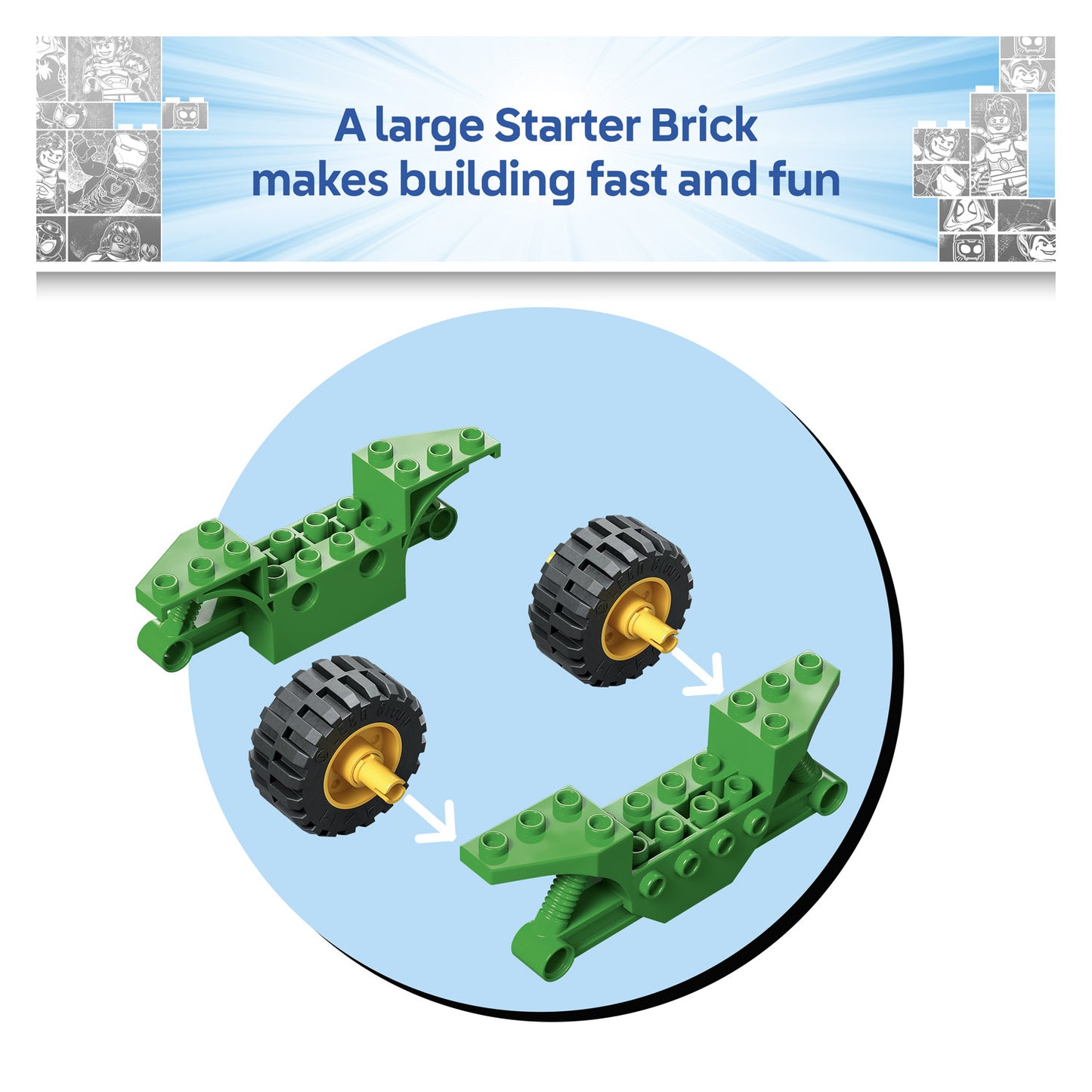 11198 LEGO Spidey Spin and Electro Dinosaur Vehicle Chase