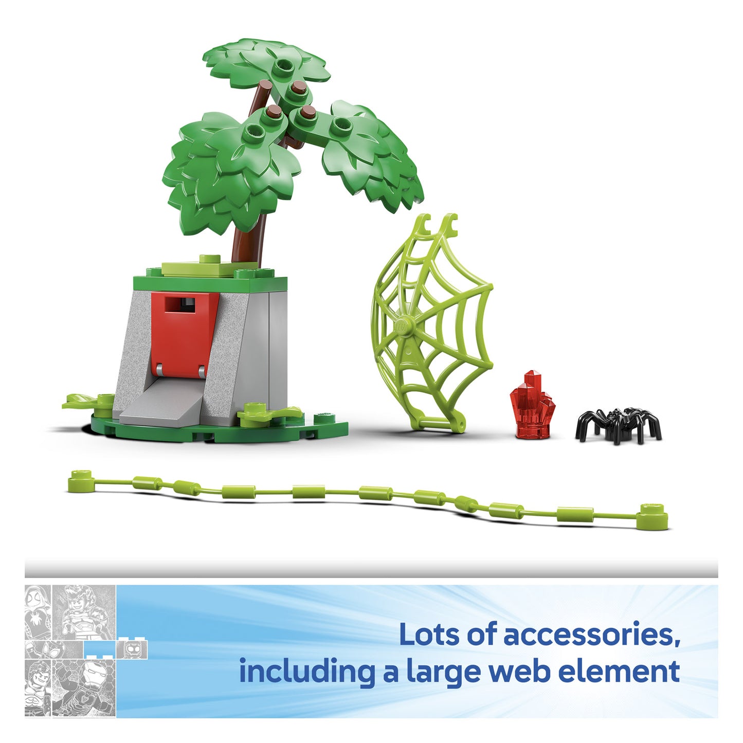 11198 LEGO Spidey Spin and Electro Dinosaur Vehicle Chase