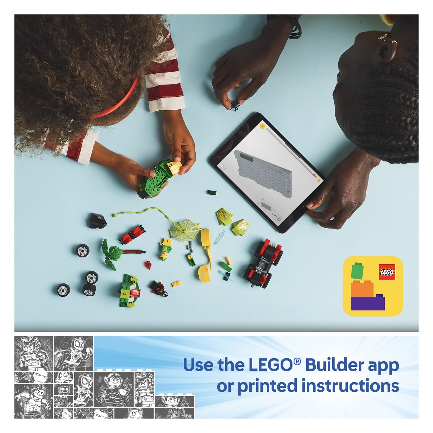 11198 LEGO Spidey Spin and Electro Dinosaur Vehicle Chase