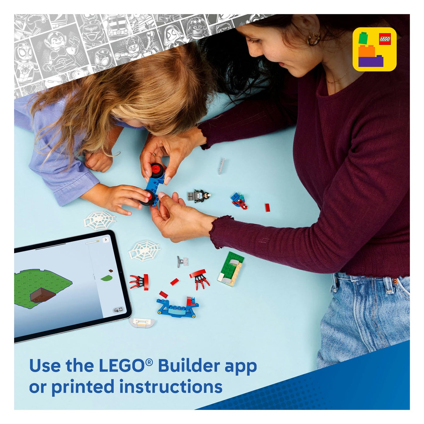 11206 LEGO Spidey Spidey on his Motorcycle vs. Rhino