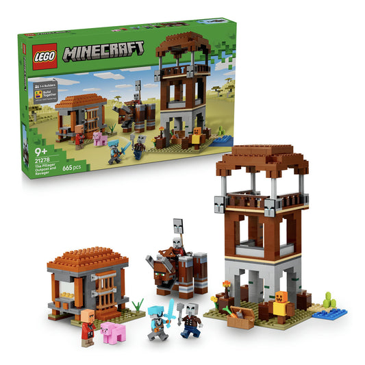 21278 LEGO Minecraft The Pillager Outpost and Ravager