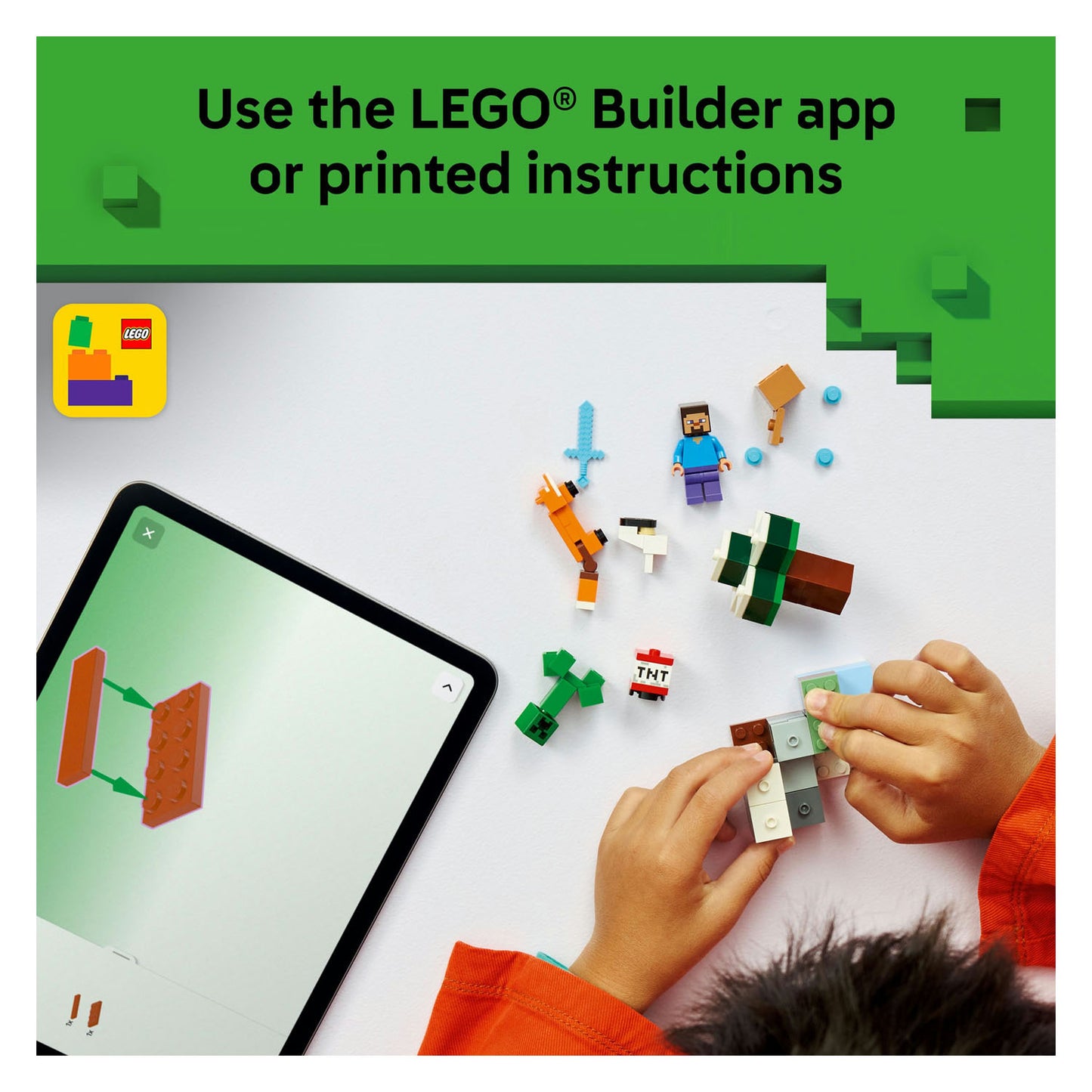 21583 LEGO Minecraft Steve's Taiga Adventure