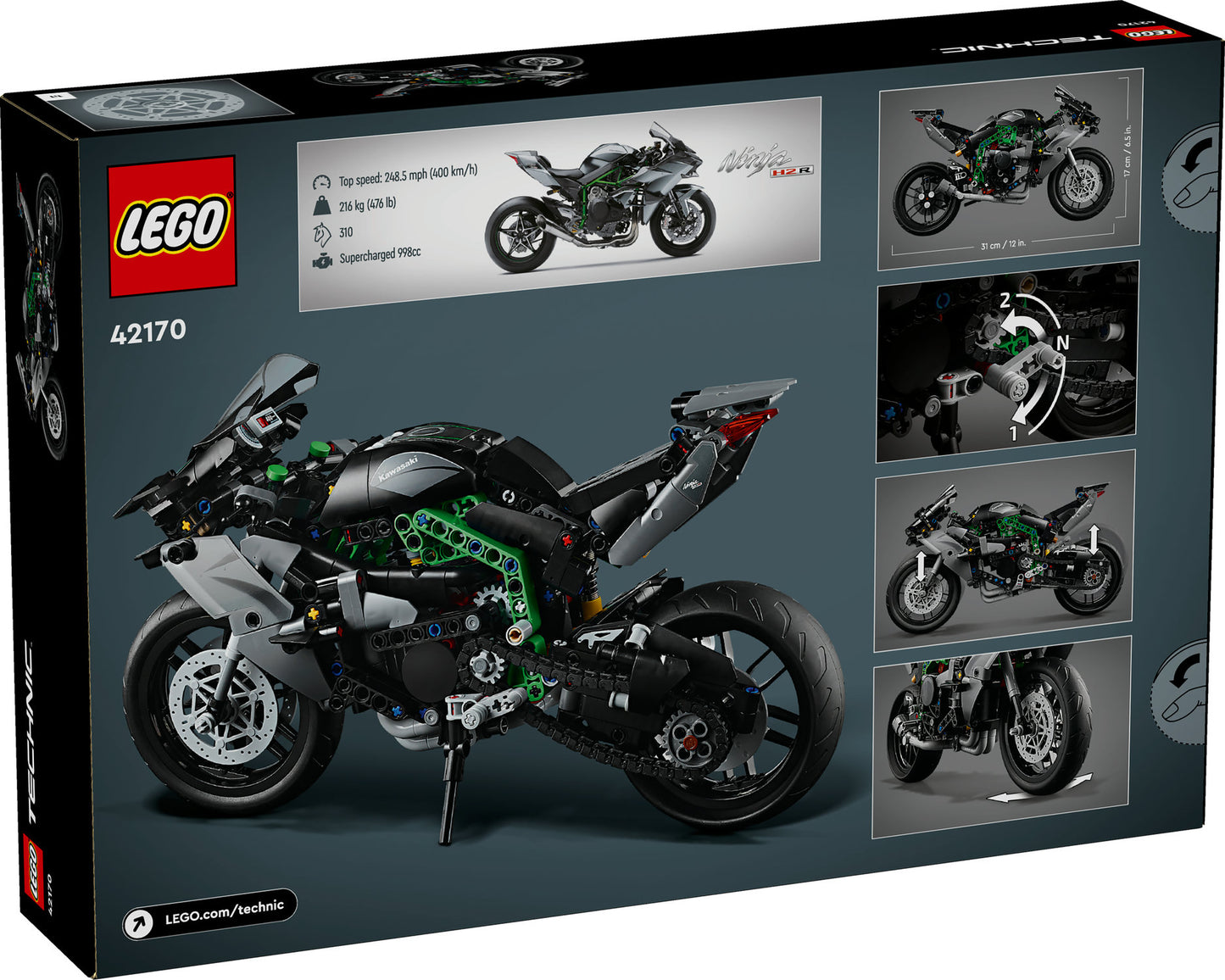 42170 LEGO Technic Kawasaki Ninja H2R Motorcycle