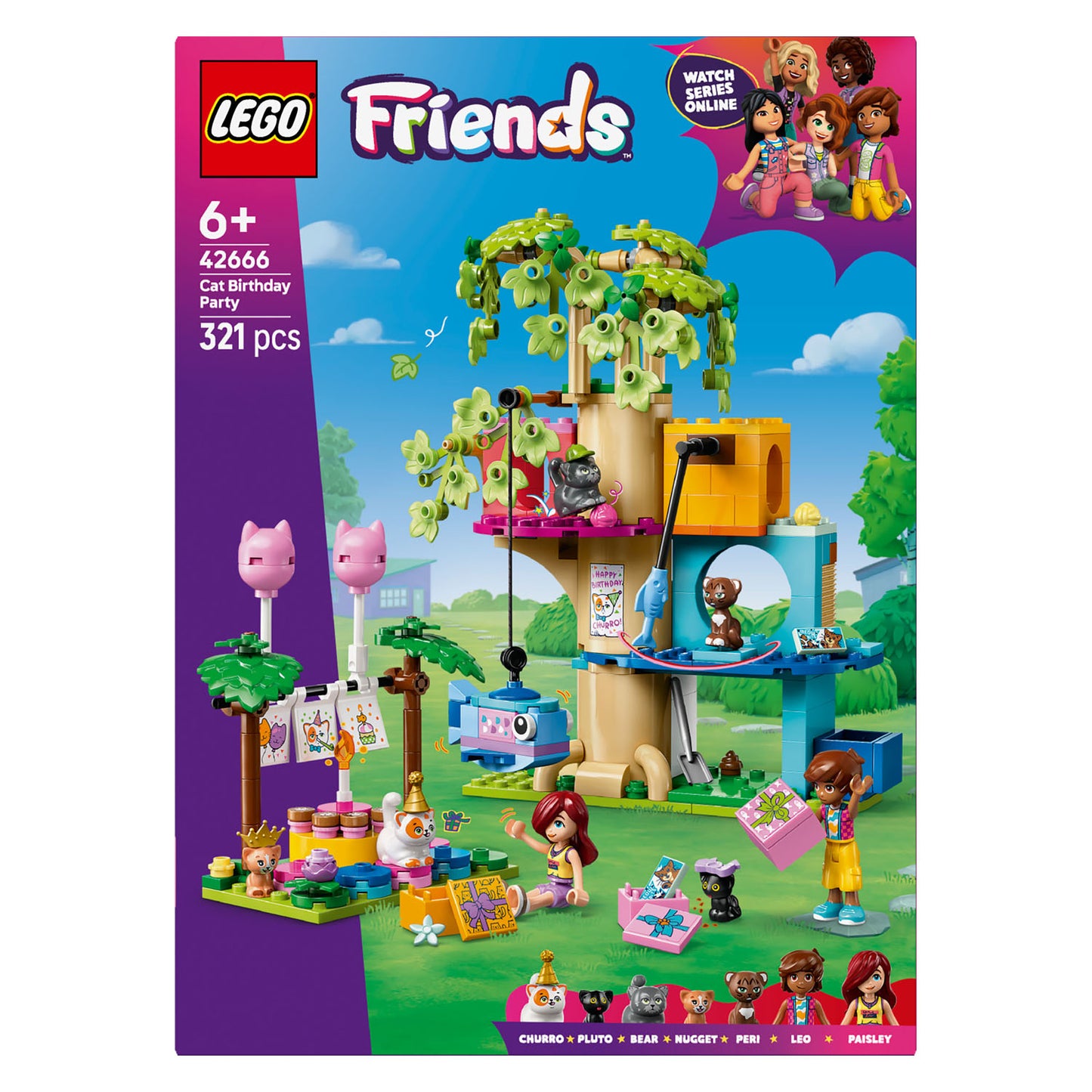 42666 LEGO Friends Cat Birthday Party & Tree House