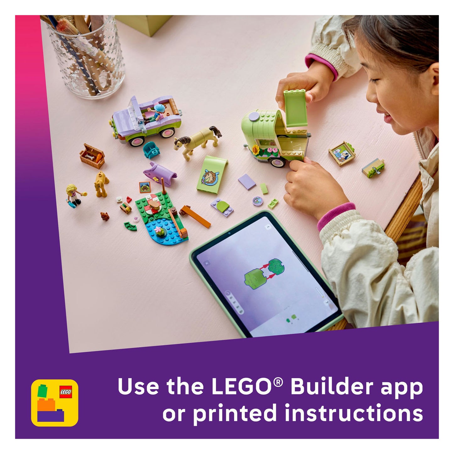 42695 LEGO Friends Horse & Baby Foal Trailer