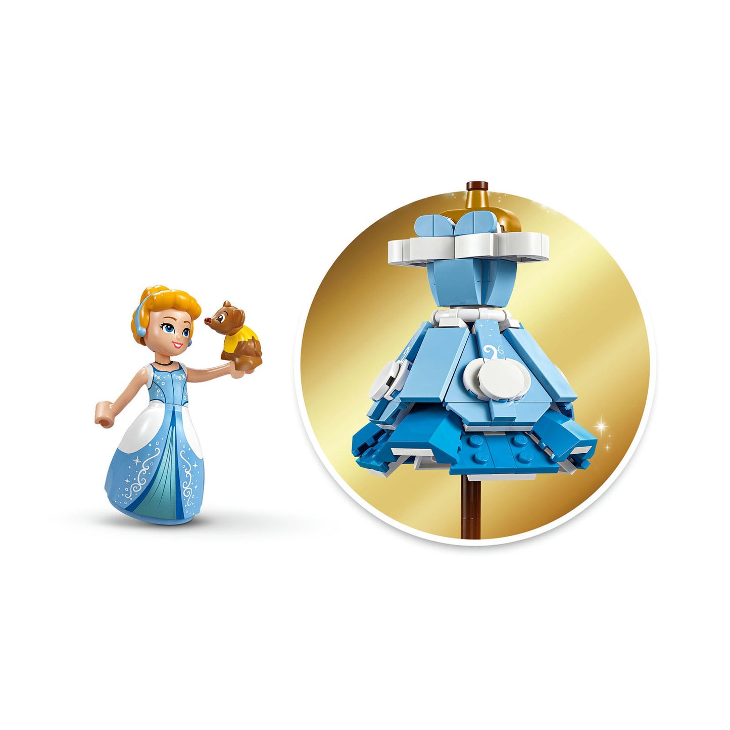 43266 LEGO Disney Princess Cinderella’s Dress Building Kit with Character