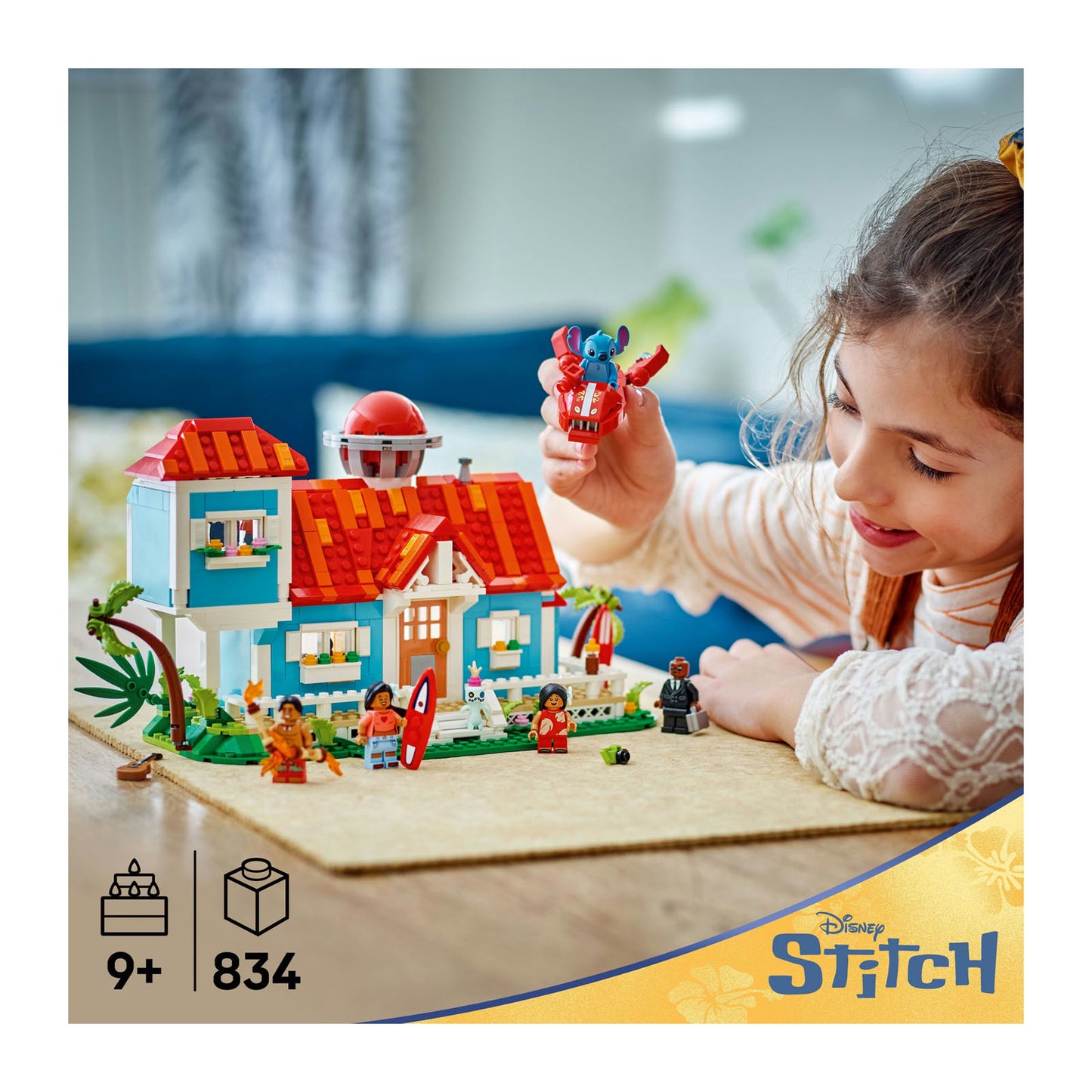 43268 LEGO Disney Lilo and Stitch Beach House Building Kit Playset