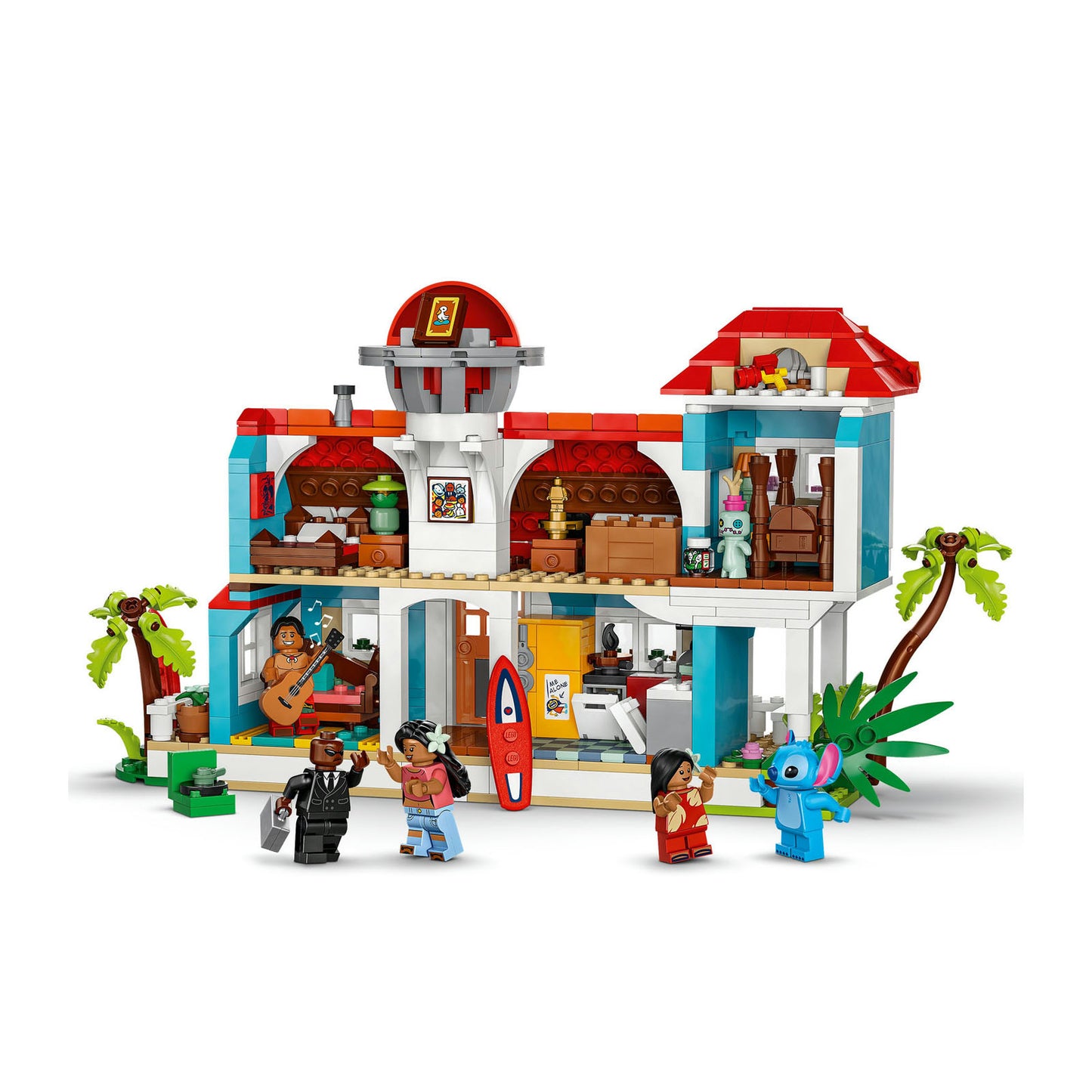 43268 LEGO Disney Lilo and Stitch Beach House Building Kit Playset