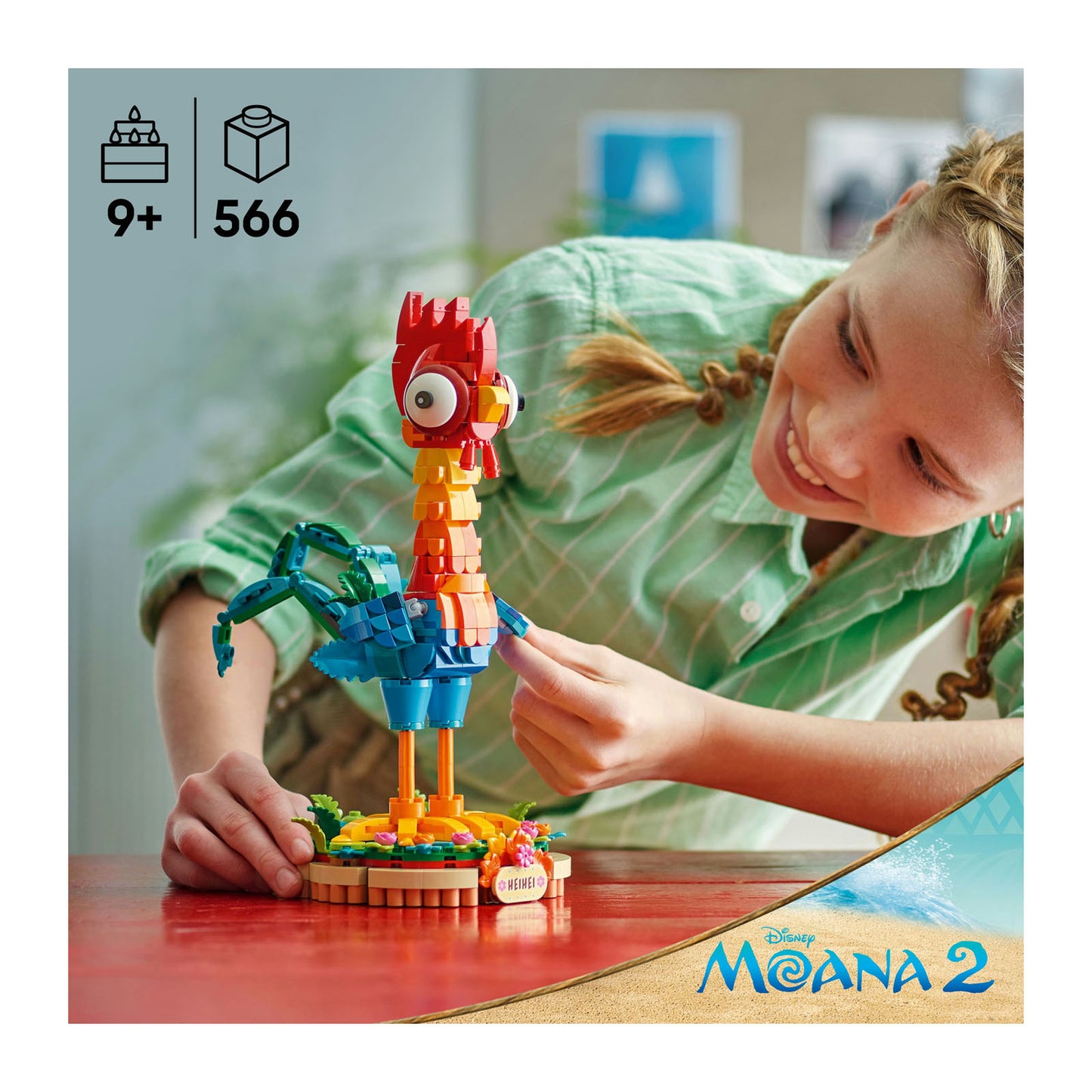 43272 LEGO Disney Moana 2 Heihei Buildable Animal Model Kit