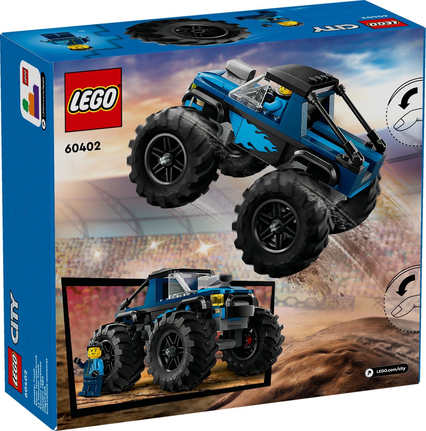 60402 LEGO City Blue Monster Truck