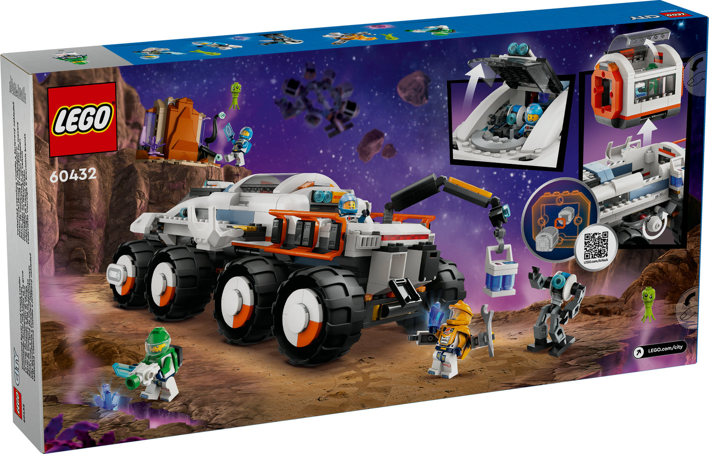 60432 LEGO City Command Rover and Crane Loader