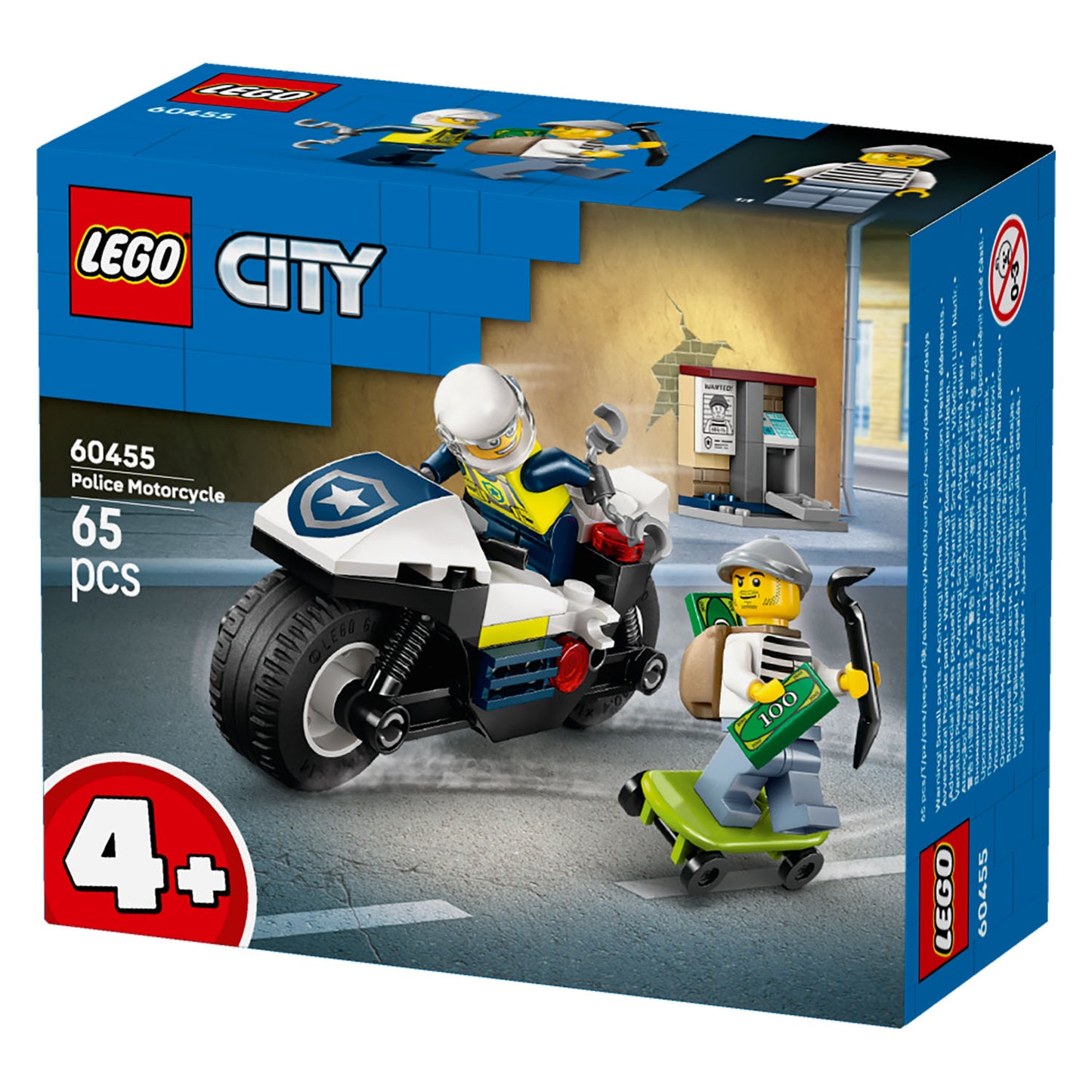 60455 LEGO City Police Motorcycle Chase