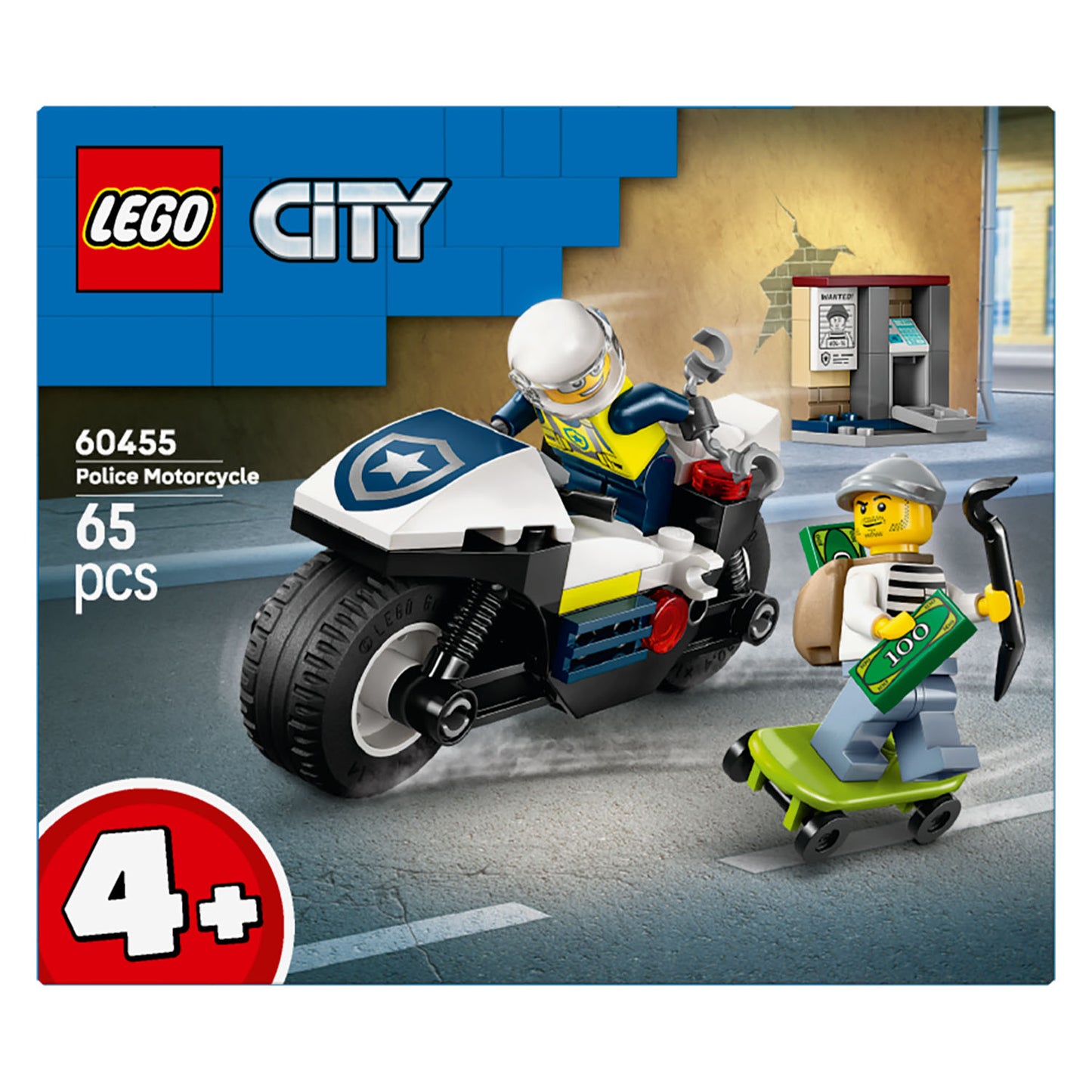 60455 LEGO City Police Motorcycle Chase