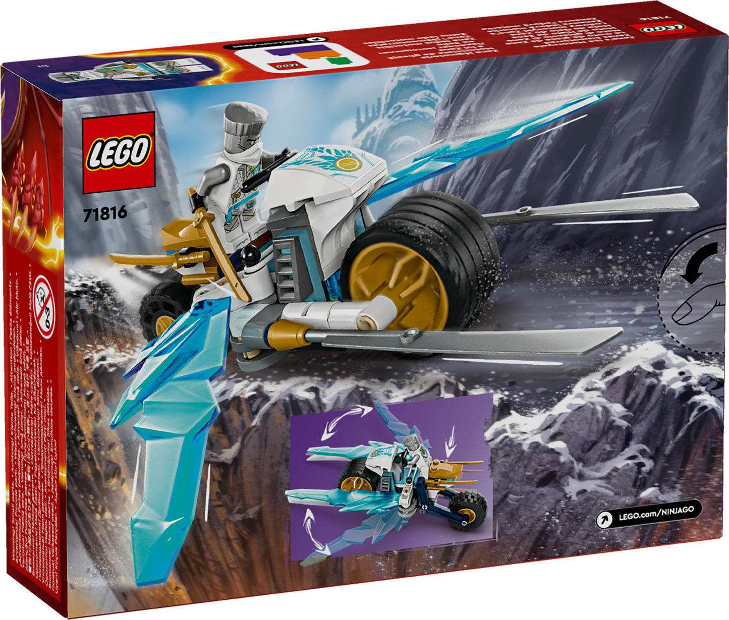 71816 LEGO Ninjago Zane's Ice Motorcycle