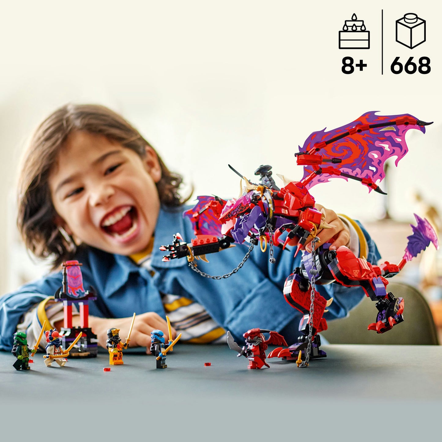 71832 LEGO Ninjago Thunderfang Dragon of Chaos Ninja Toy Set