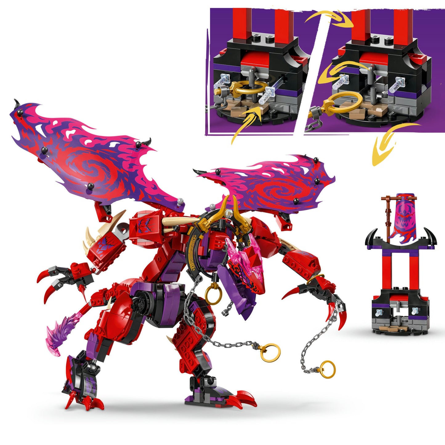 71832 LEGO Ninjago Thunderfang Dragon of Chaos Ninja Toy Set