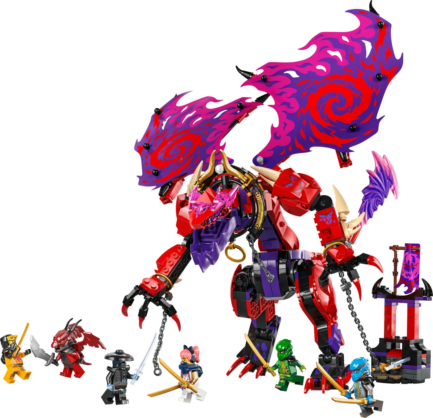 71832 LEGO Ninjago Thunderfang Dragon of Chaos Ninja Toy Set