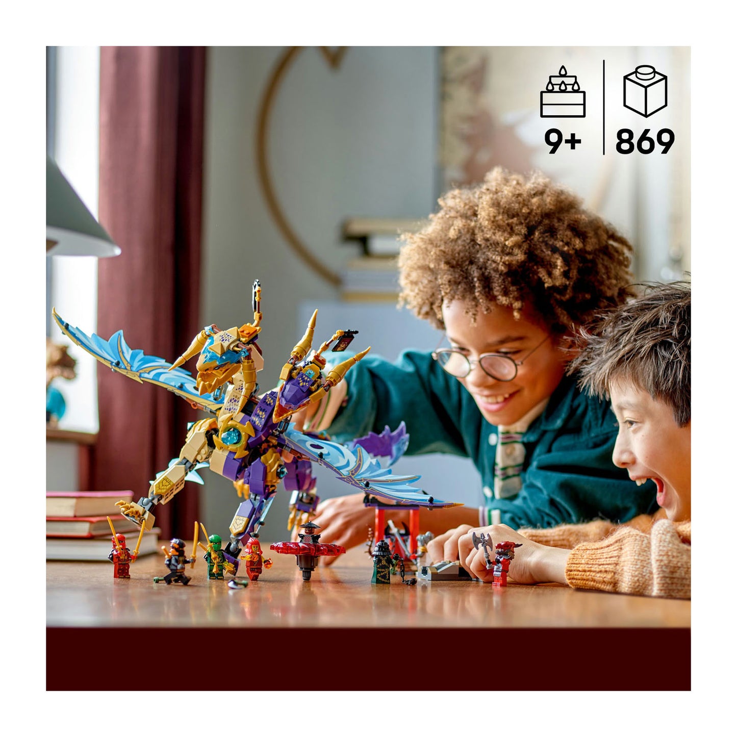 71836 LEGO NINJAGO Arc Dragon of Focus Ninja Toy Set