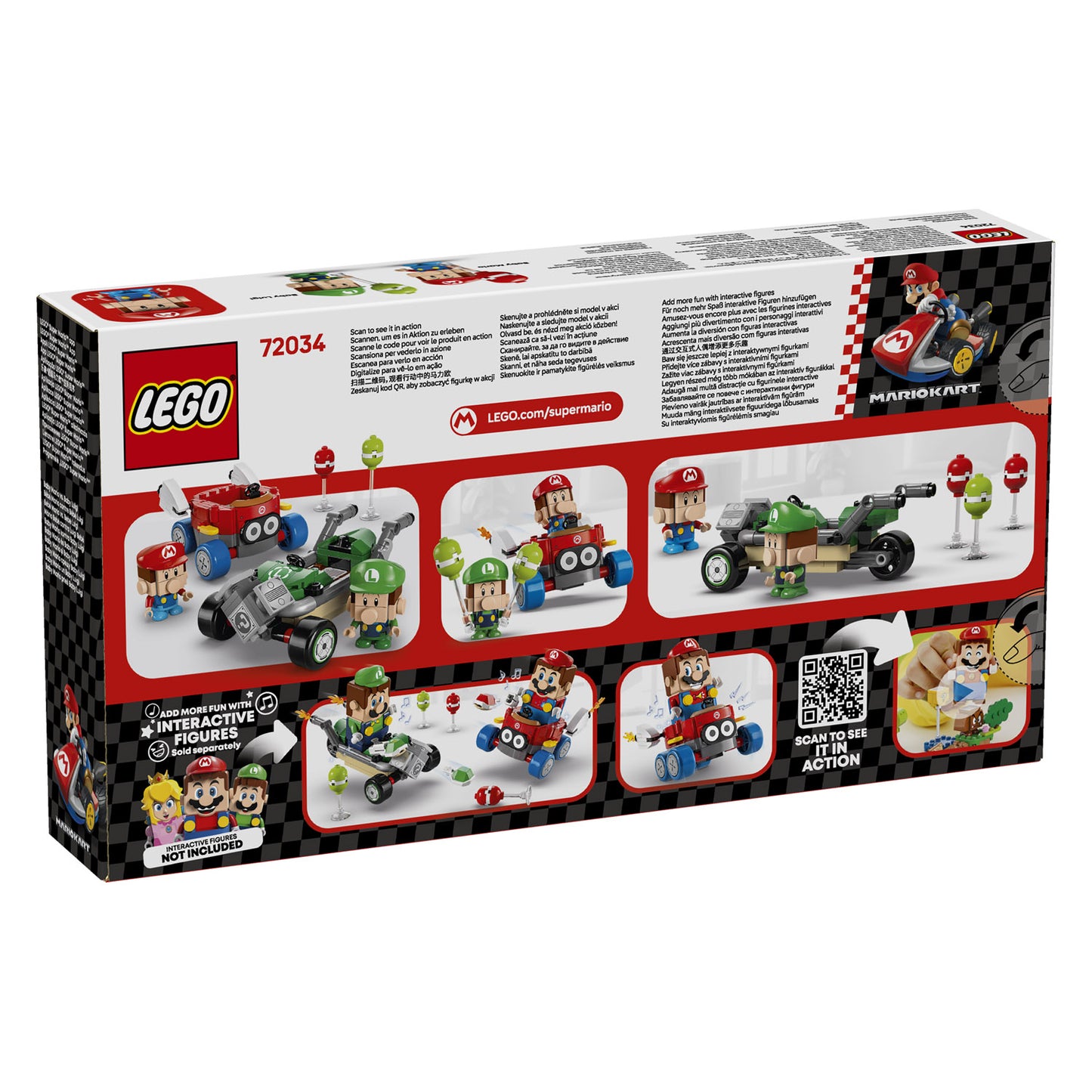 72034 LEGO Super Mario Mario Kart Baby Mario vs. Baby Luigi
