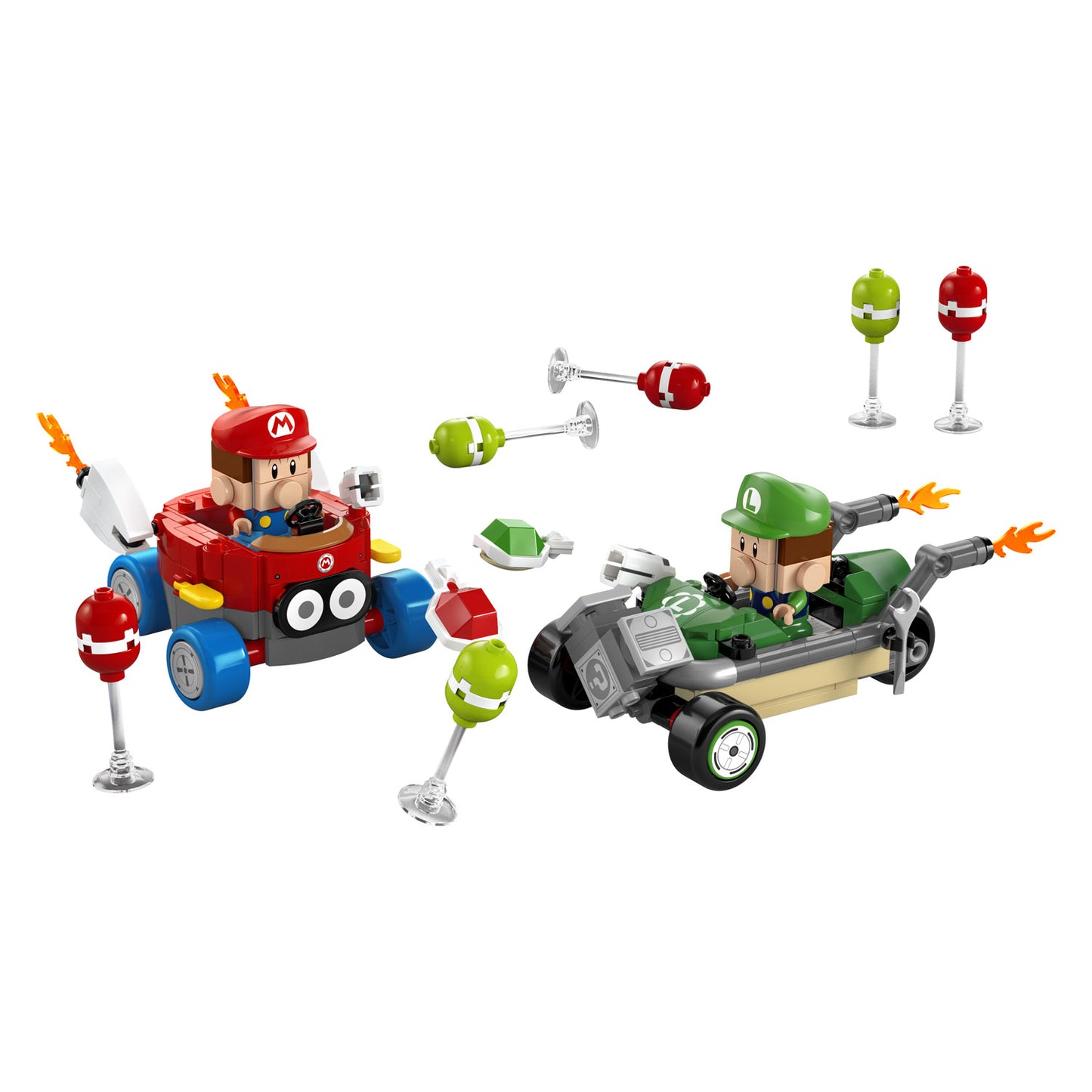 72034 LEGO Super Mario Mario Kart Baby Mario vs. Baby Luigi