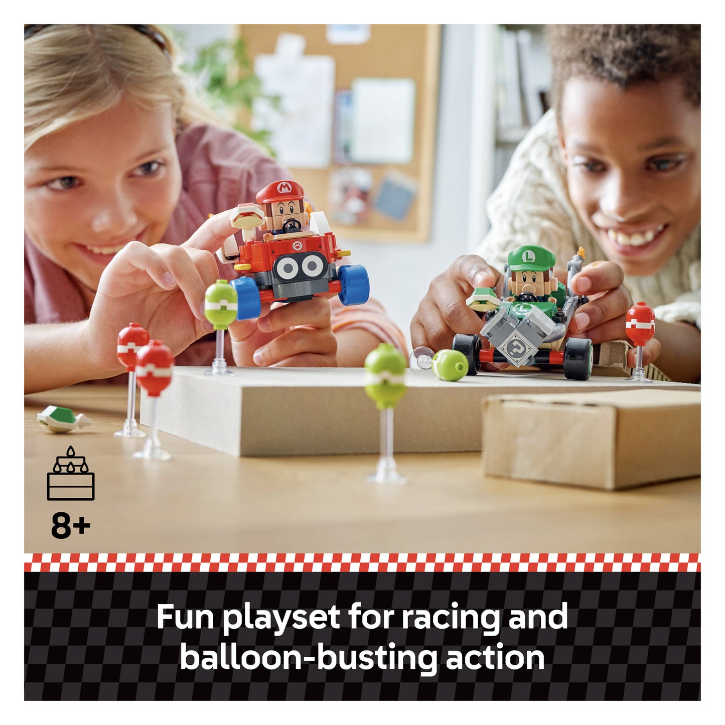 72034 LEGO Super Mario Mario Kart Baby Mario vs. Baby Luigi