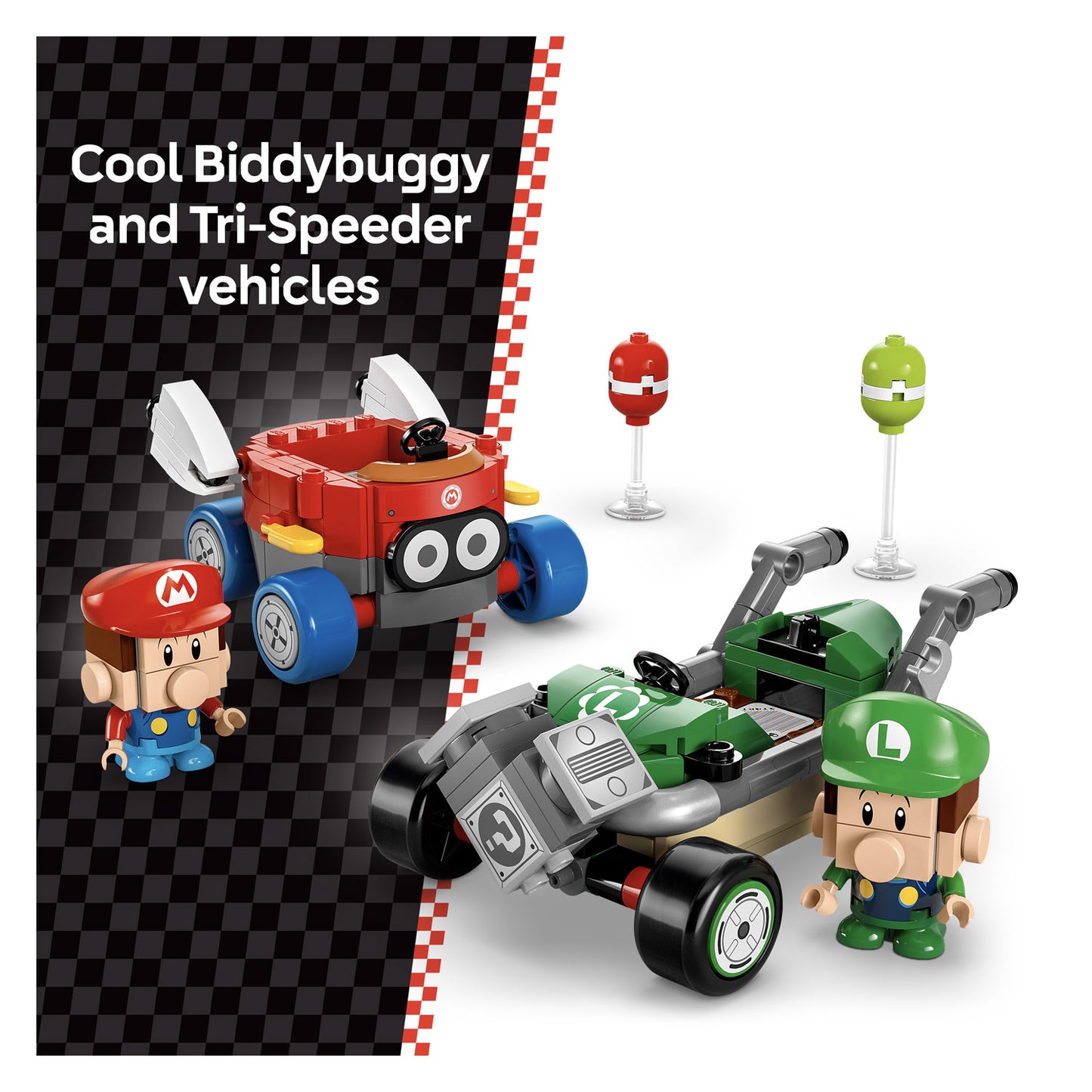72034 LEGO Super Mario Mario Kart Baby Mario vs. Baby Luigi