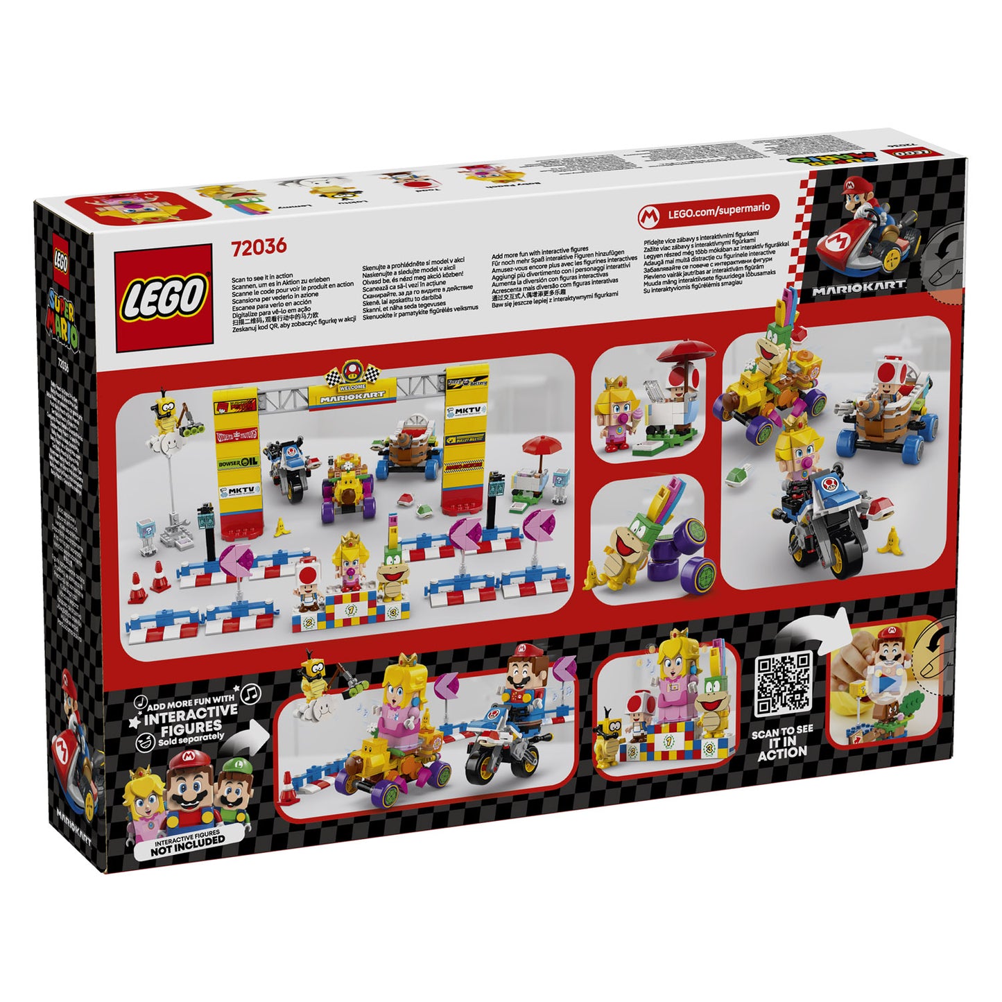 72036 LEGO Super Mario Mario Kart Baby Peach & Grand Prix Set