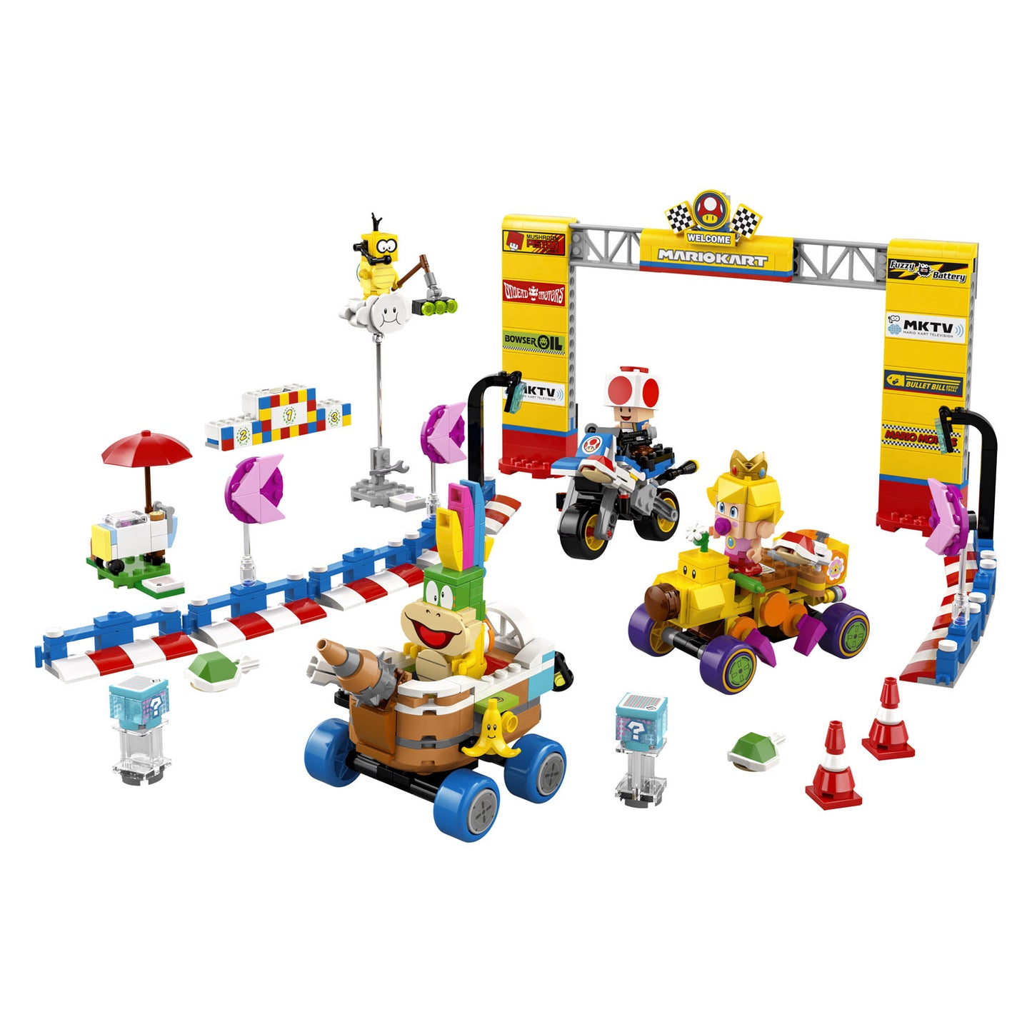 72036 LEGO Super Mario Mario Kart Baby Peach & Grand Prix Set