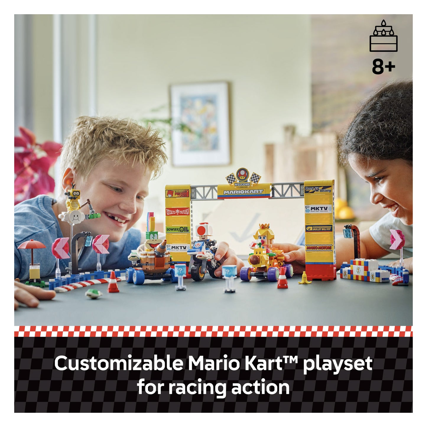 72036 LEGO Super Mario Mario Kart Baby Peach & Grand Prix Set