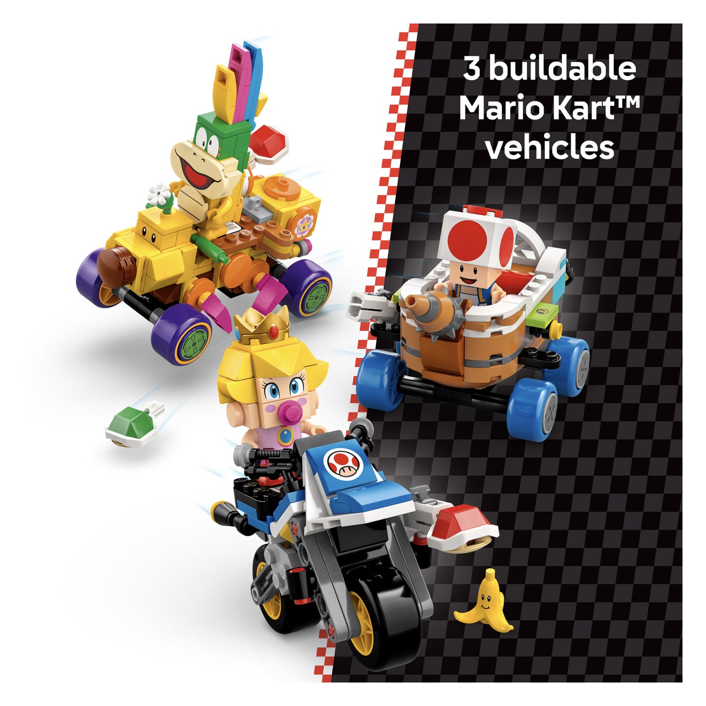 72036 LEGO Super Mario Mario Kart Baby Peach & Grand Prix Set