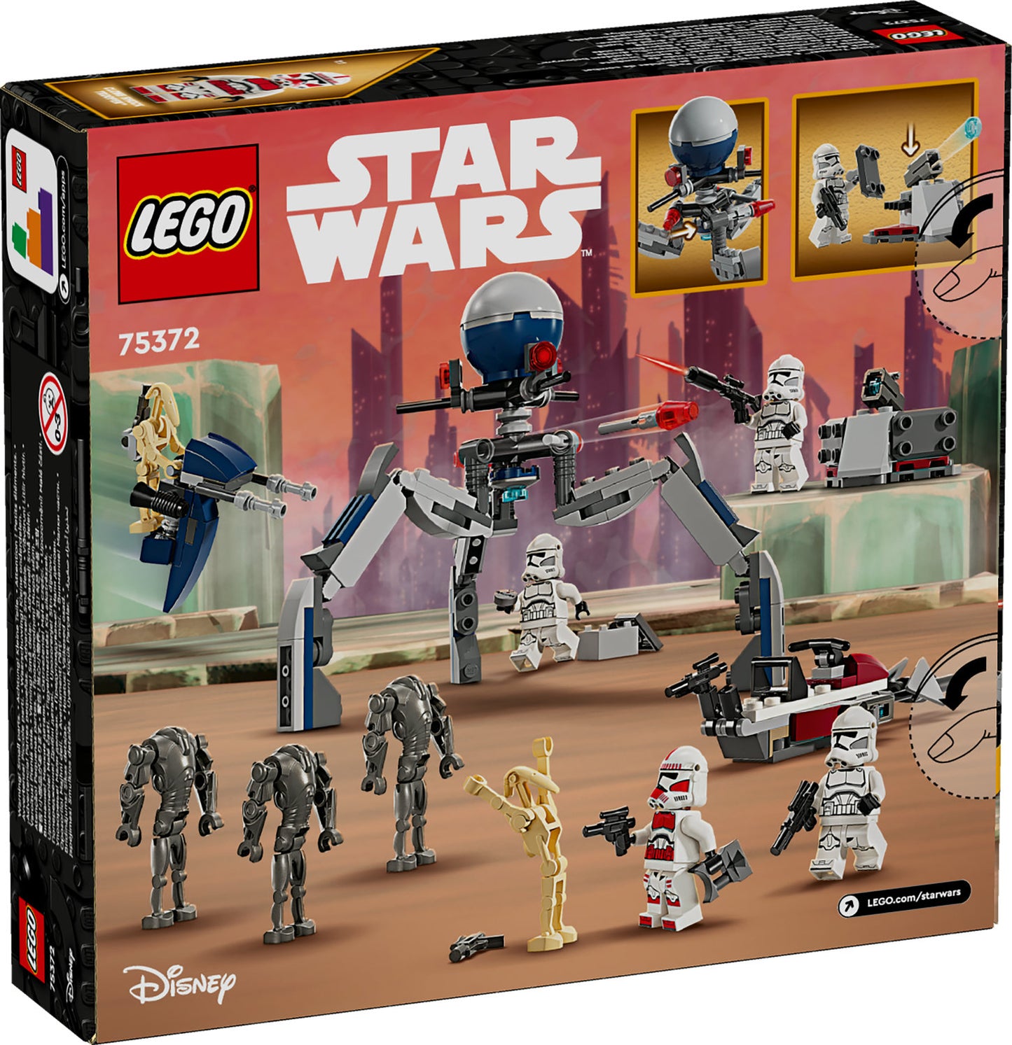 75372 LEGO Star Wars TM Clone Trooper™ & Battle Droid™ Battle Pack