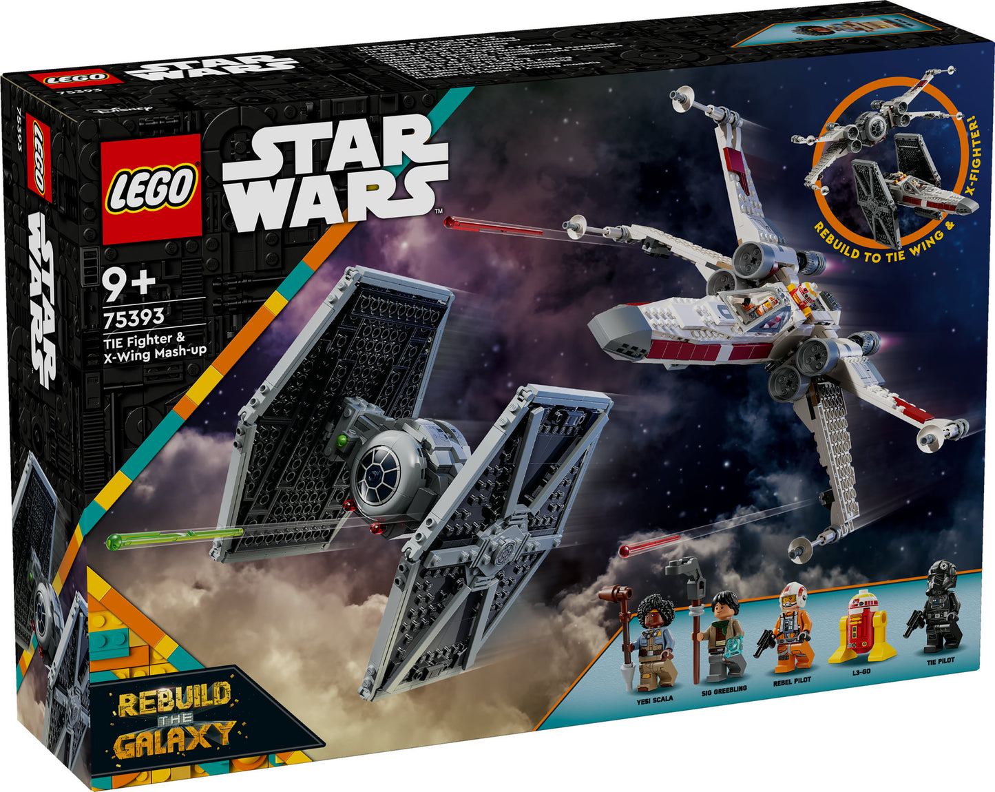 75393 TIE Fighter & X-Wing Mash-up