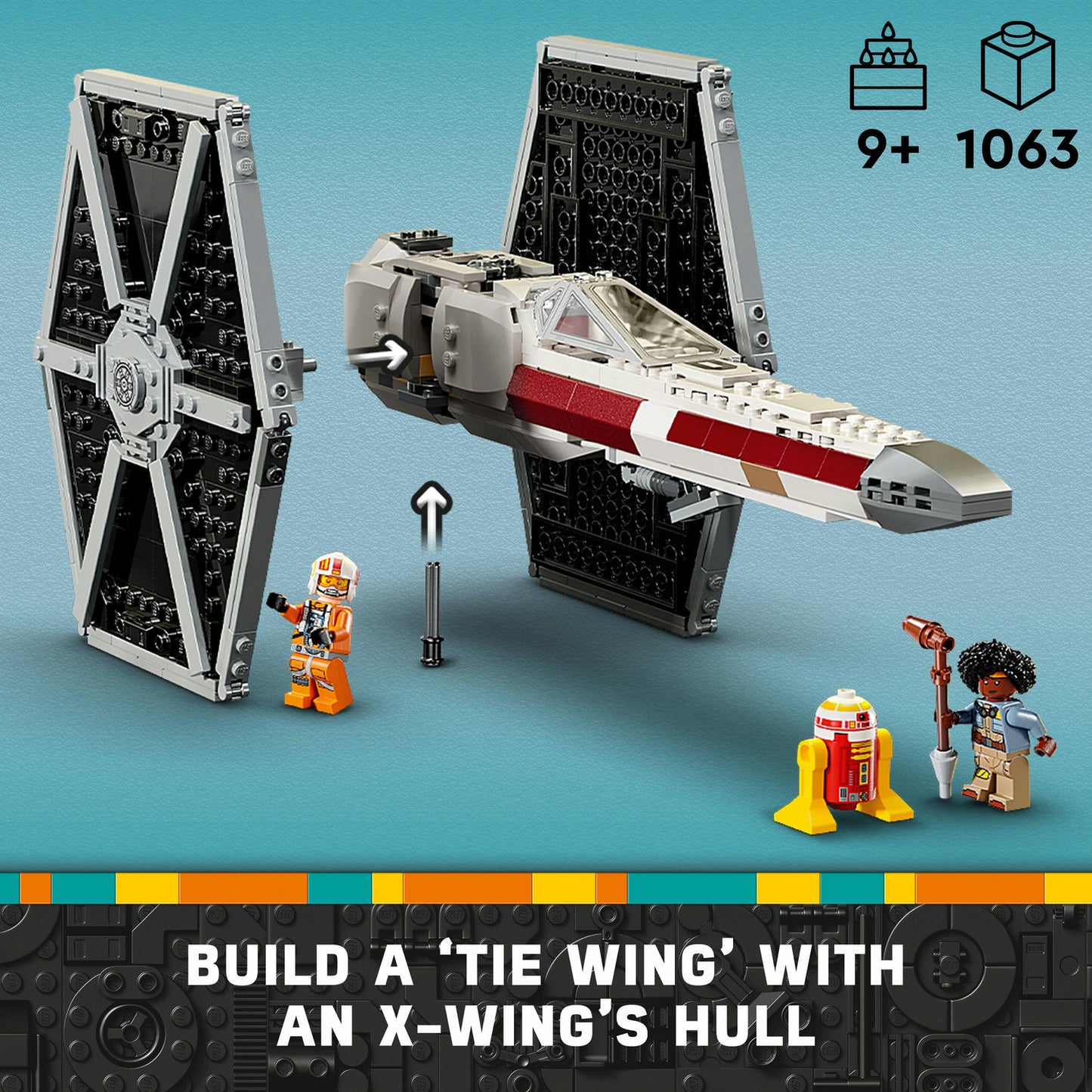 75393 TIE Fighter & X-Wing Mash-up