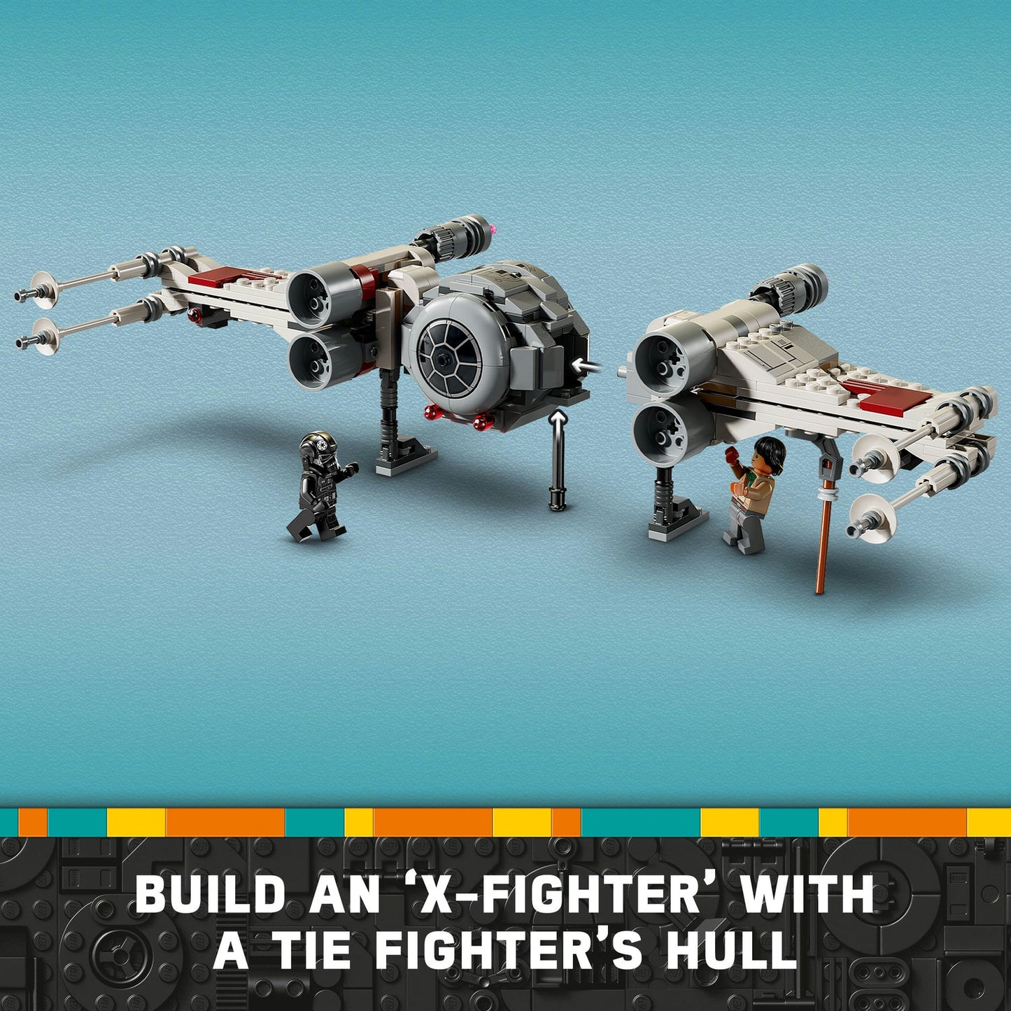 75393 TIE Fighter & X-Wing Mash-up