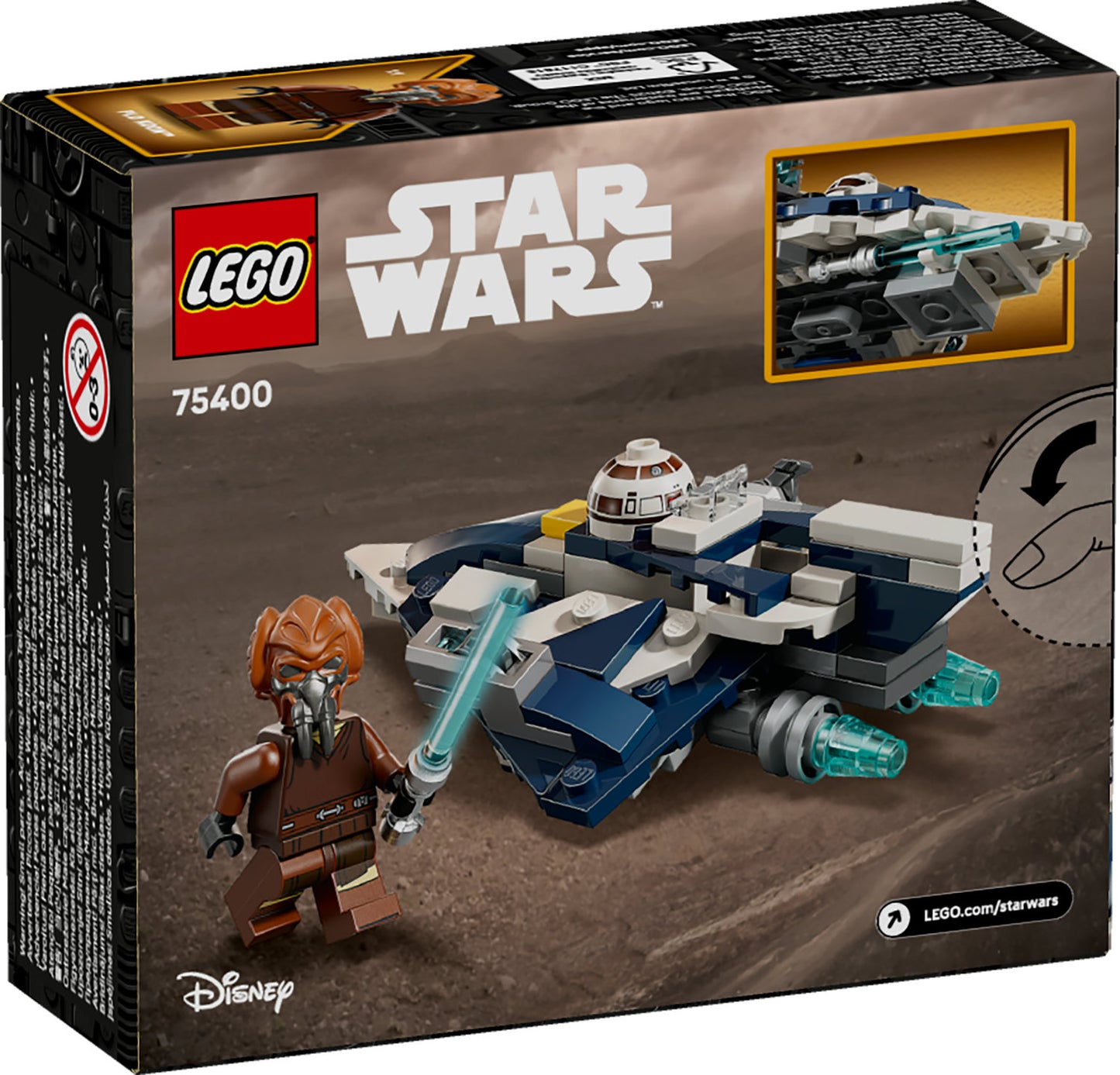 75400 LEGO Star Wars Plo Koon's Jedi Starfighter™ Microfighte