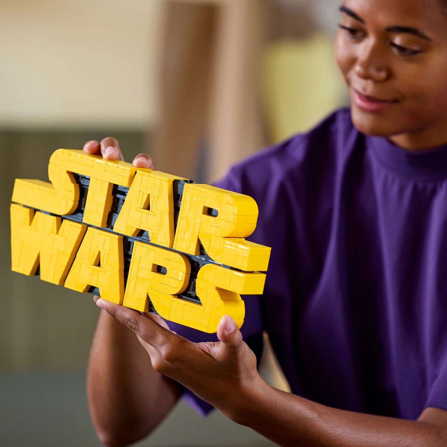 75407 LEGO® Star Wars™ Brick-Built Star Wars Logo Sign