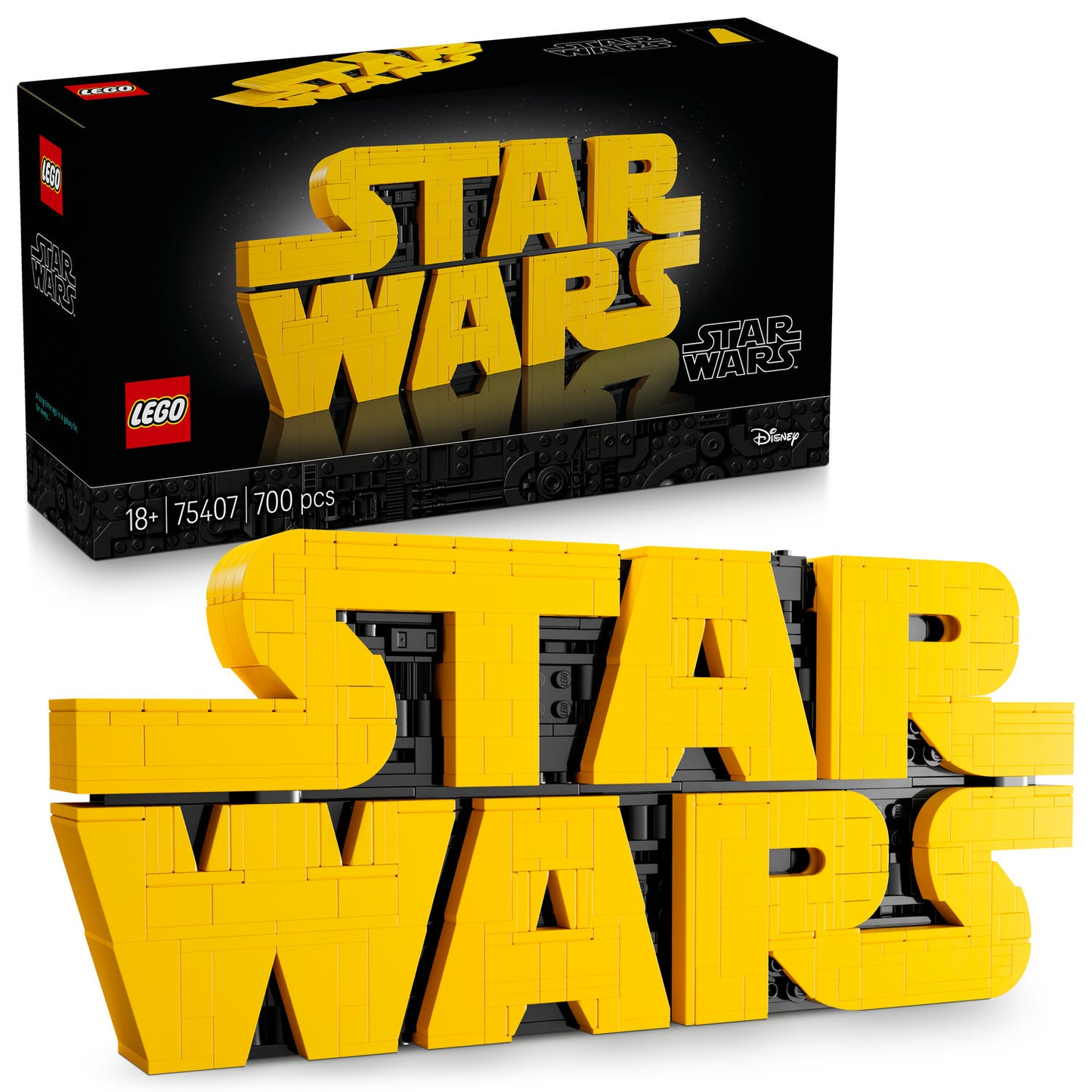 75407 LEGO® Star Wars™ Brick-Built Star Wars Logo Sign