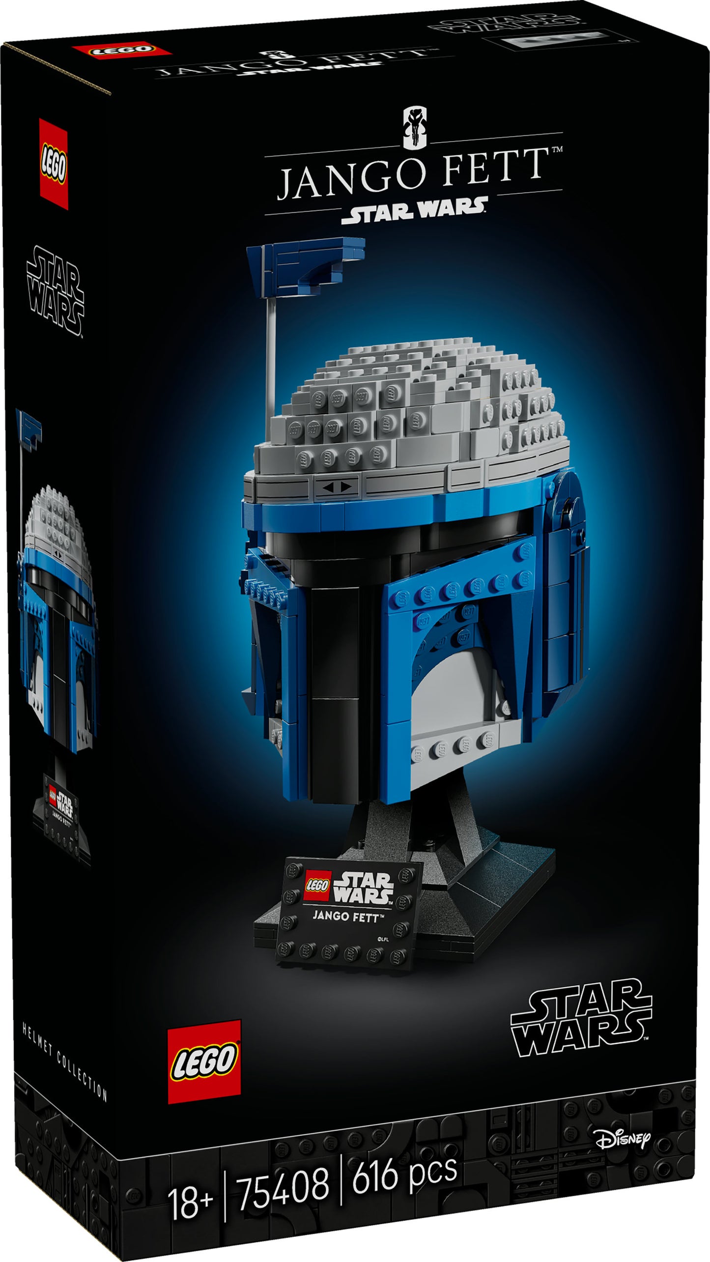 75408 LEGO® Star Wars™ Jango Fett™ Helmet, Buildable Model Kit for Adults