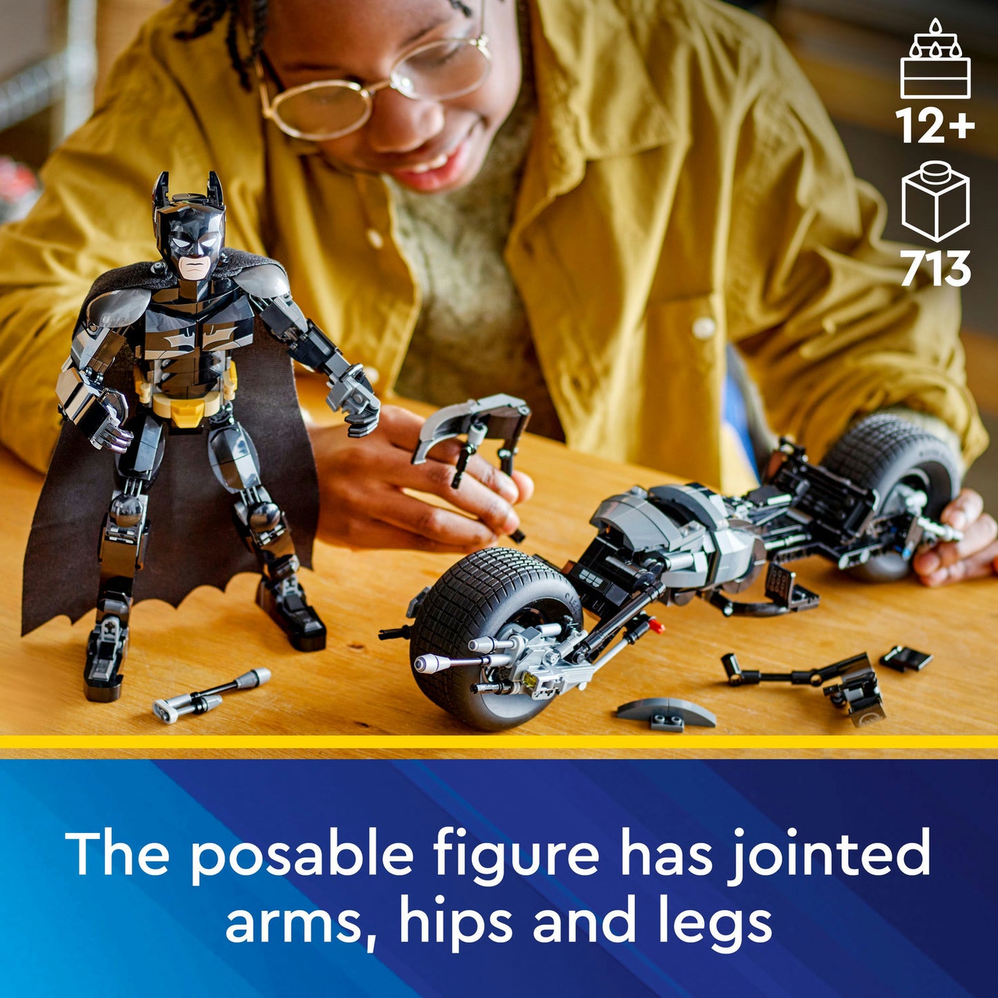 76273 LEGO Super Heroes Batman Construction Figure and the Bat Pod Bike