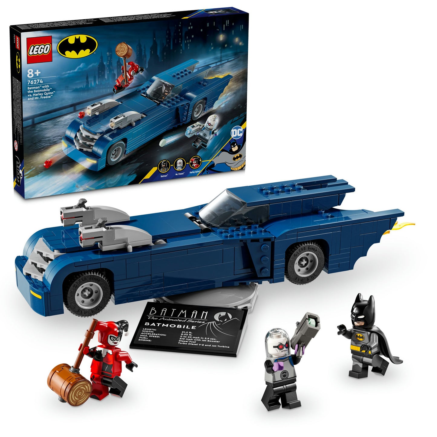 76274 LEGO Super Heroes Batman with the Batmobile vs. Harley Quinn and Mr. Freeze